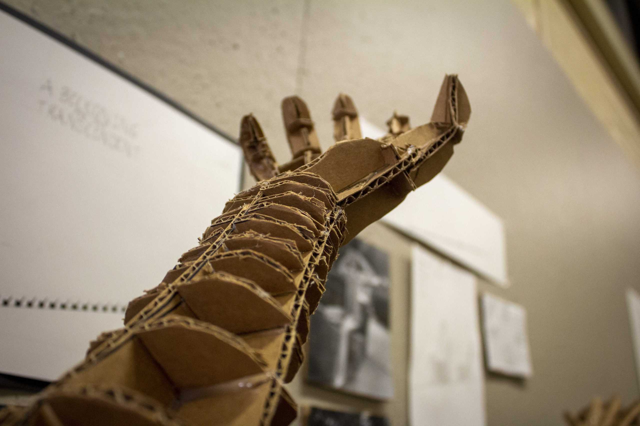 PHOTOS: Architecture students create cardboard clones, placed in Atkinson Hall