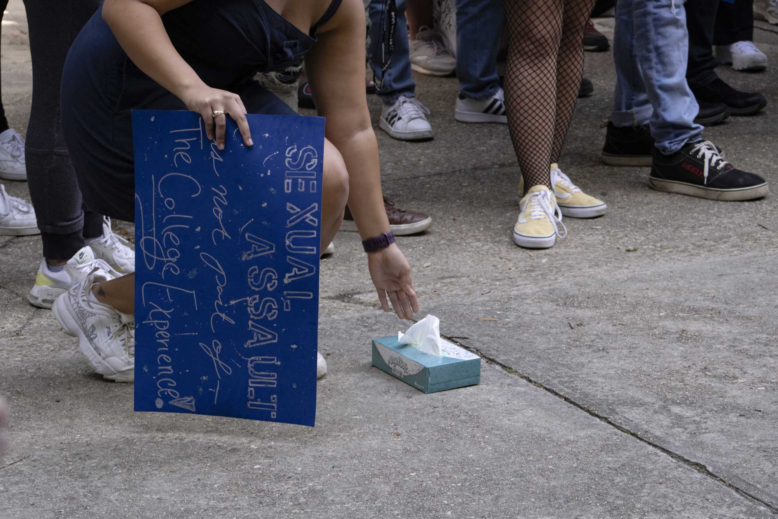 PHOTOS: Feminists in Action host protest against LSU's handling of alleged rape