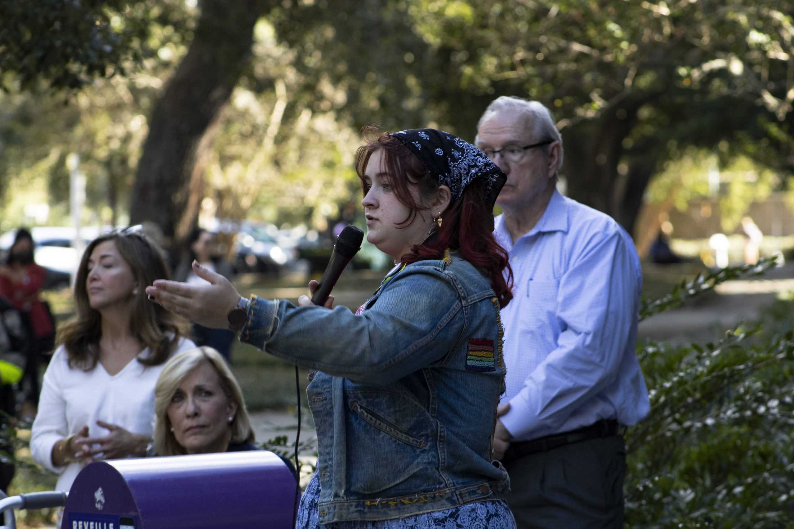 PHOTOS: Feminists in Action host protest against LSU's handling of alleged rape