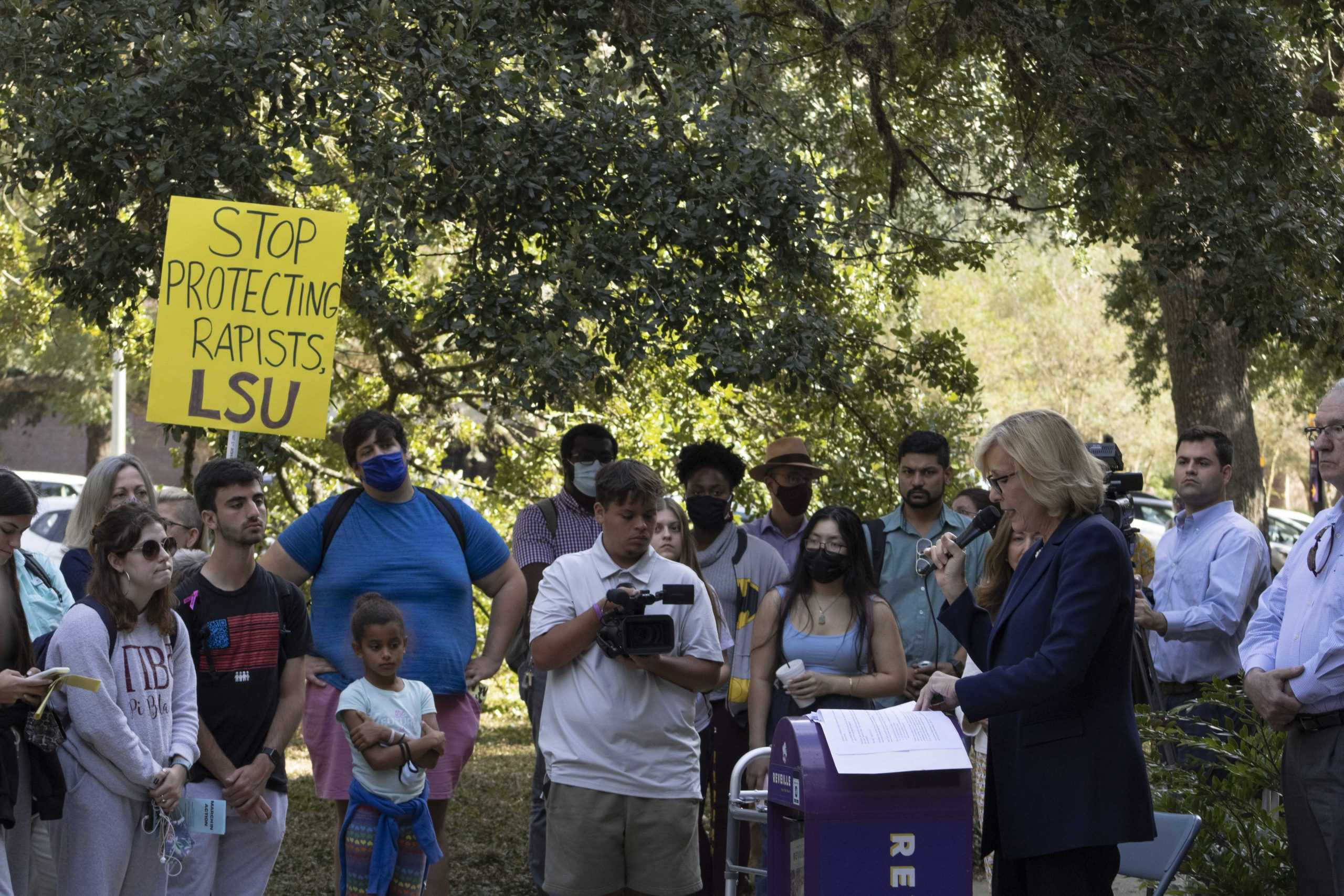 PHOTOS: Feminists in Action host protest against LSU's handling of alleged rape