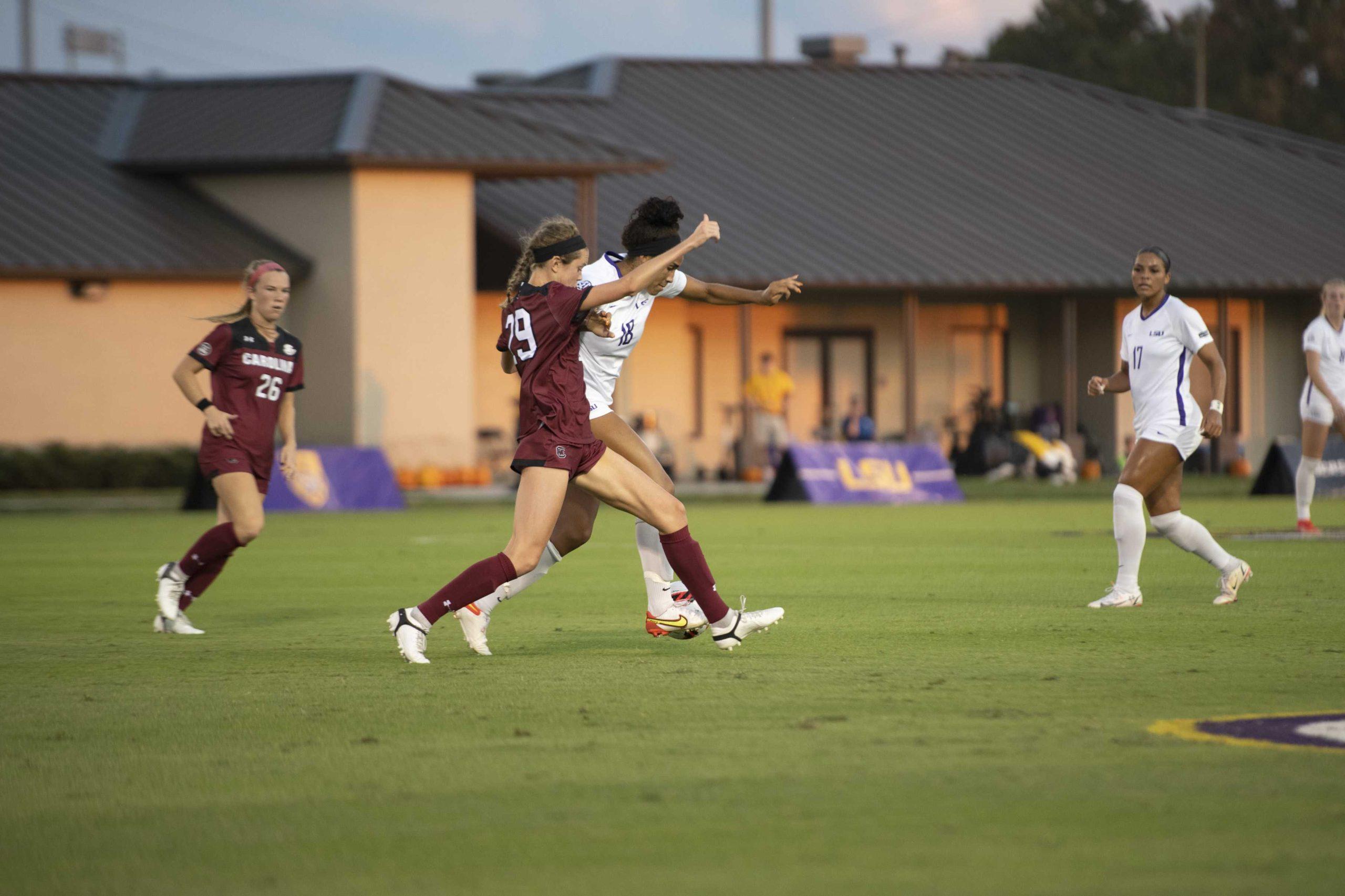 PHOTOS: LSU soccer defeats South Carolina 4-0 in comeback win, now rank 9th in SEC standings