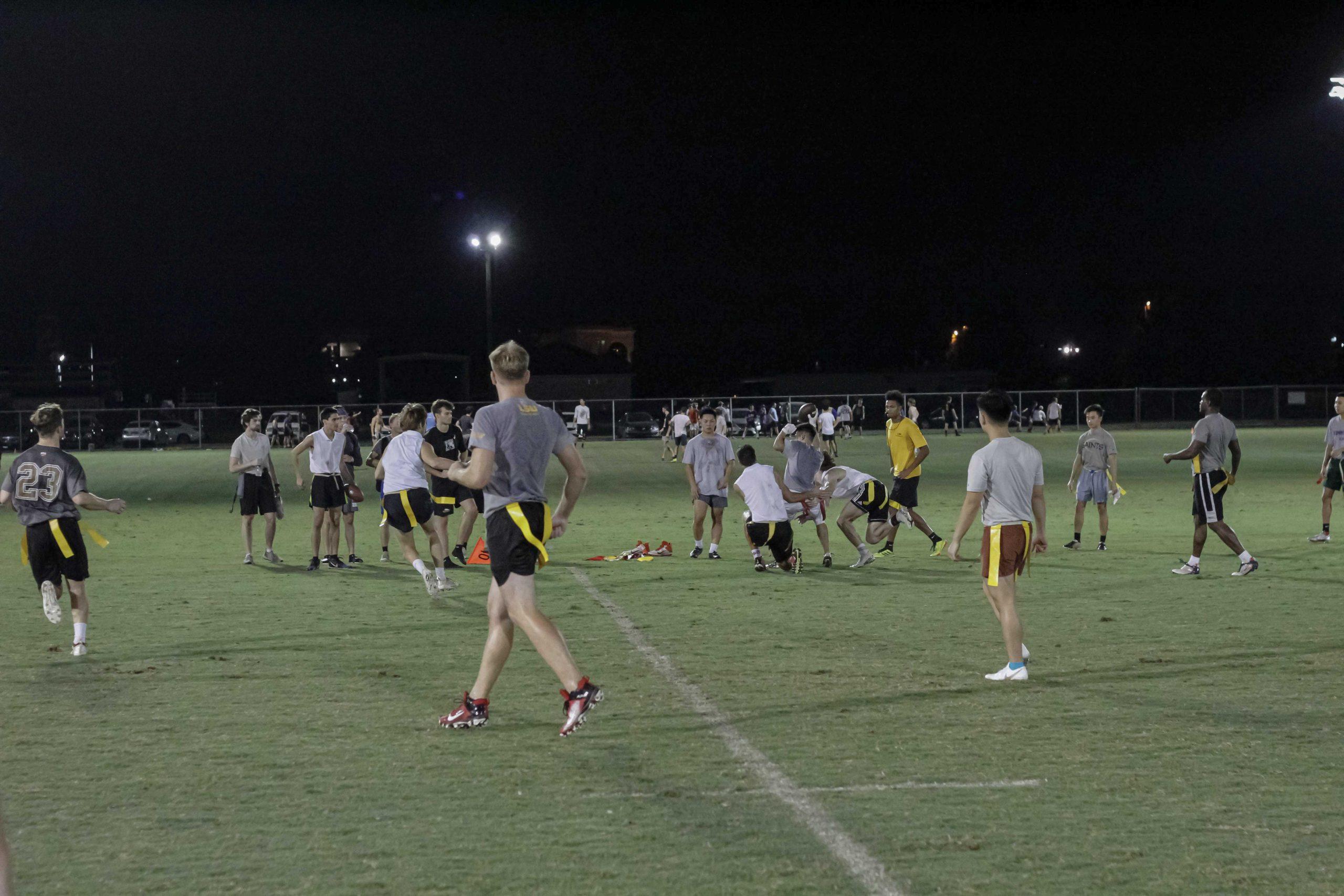 PHOTOS: Intramural flag football competes on UREC field