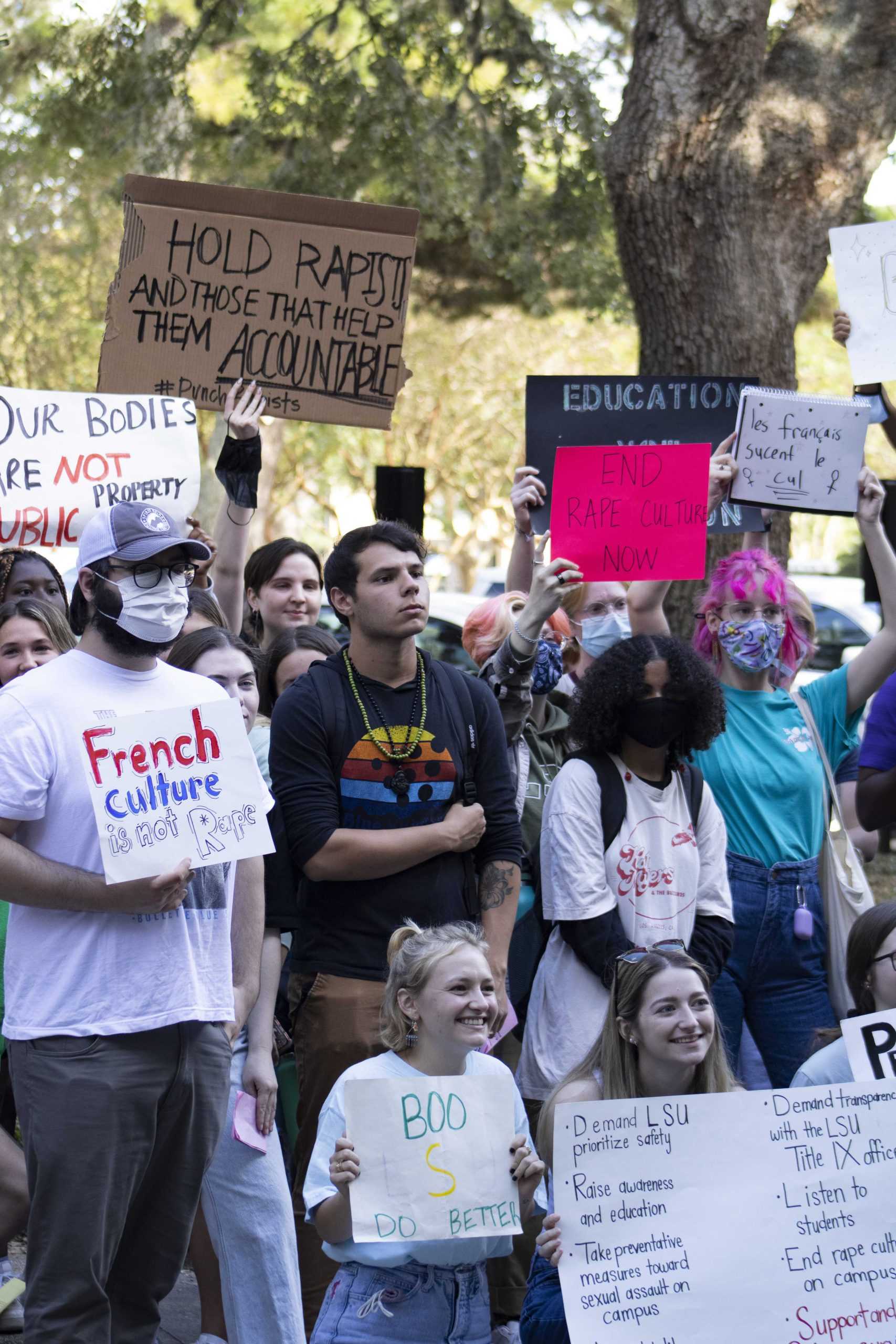 PHOTOS: Feminists in Action host protest against LSU's handling of alleged rape