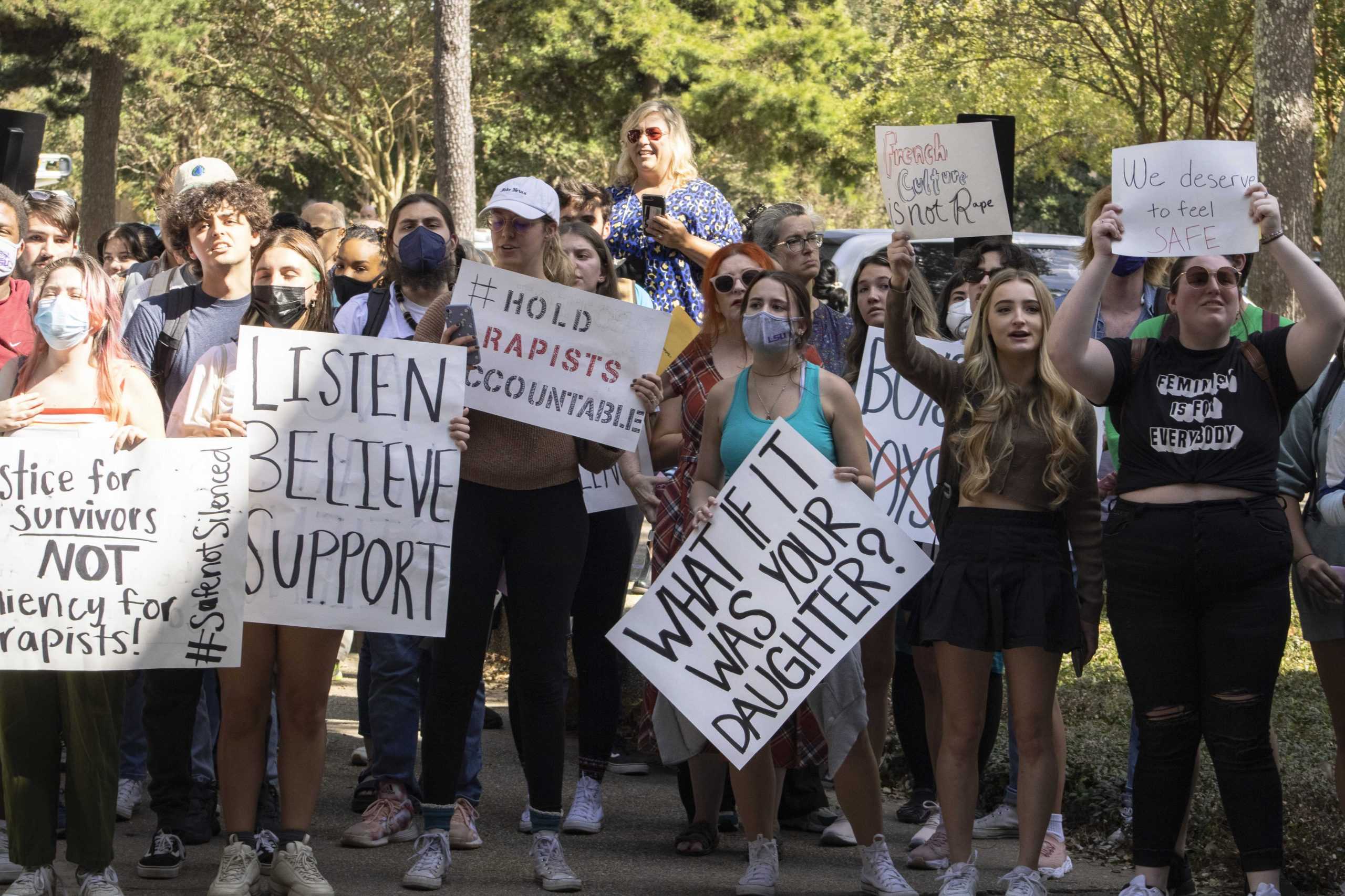 PHOTOS: Feminists in Action host protest against LSU's handling of alleged rape