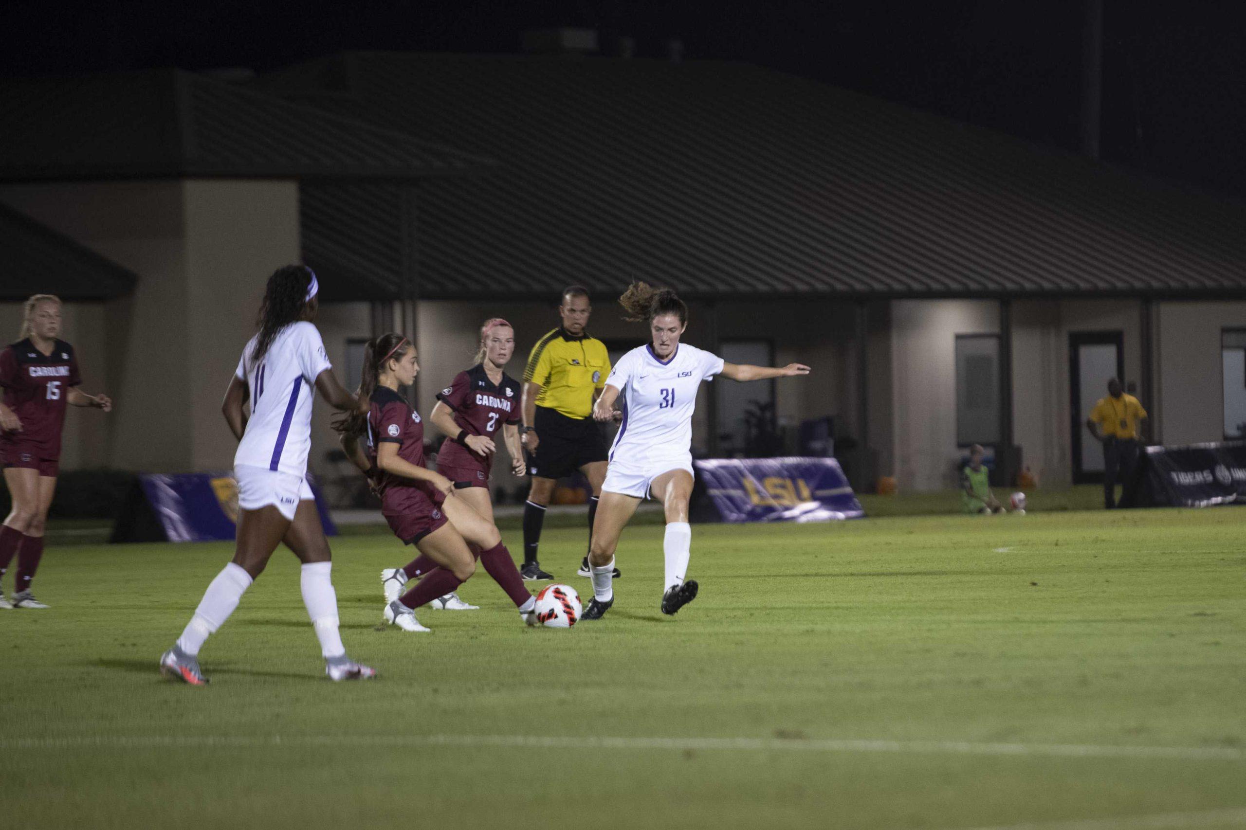 PHOTOS: LSU soccer defeats South Carolina 4-0 in comeback win, now rank 9th in SEC standings