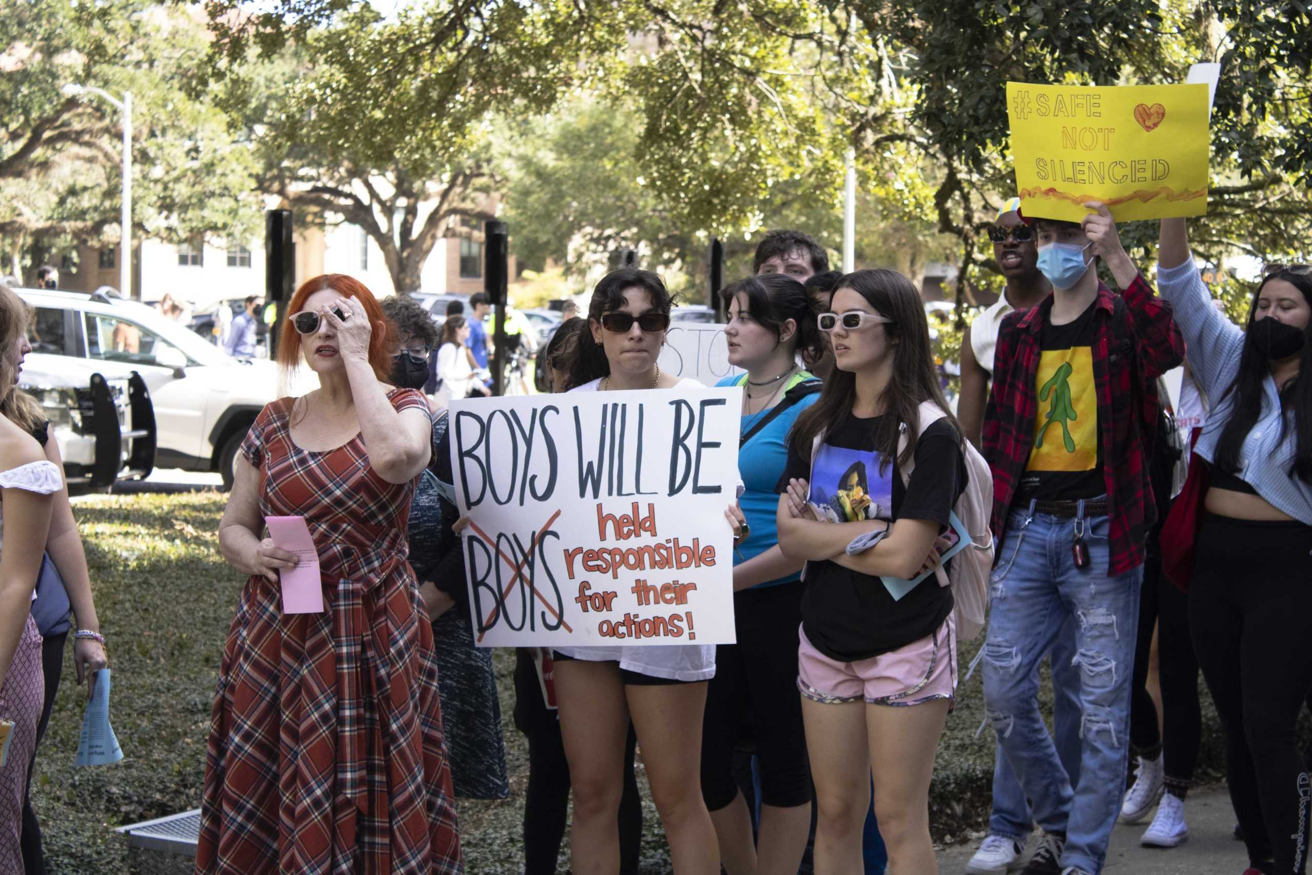 PHOTOS: Feminists in Action host protest against LSU's handling of alleged rape