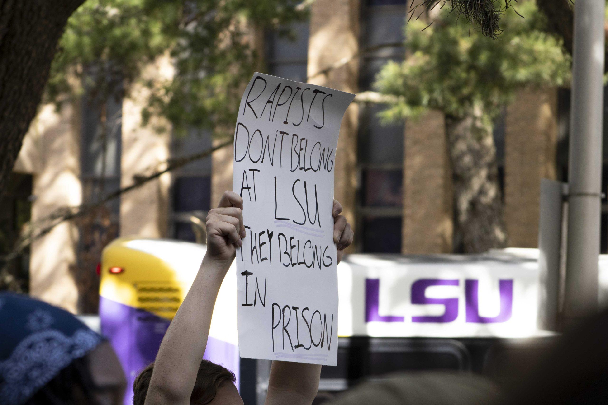 PHOTOS: Feminists in Action host protest against LSU's handling of alleged rape