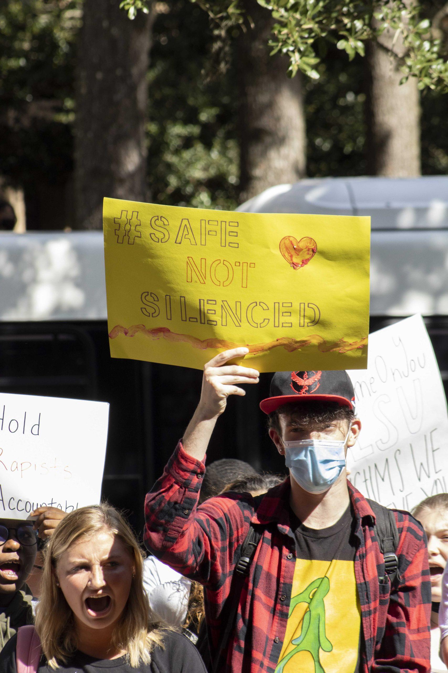 PHOTOS: Feminists in Action host protest against LSU's handling of alleged rape