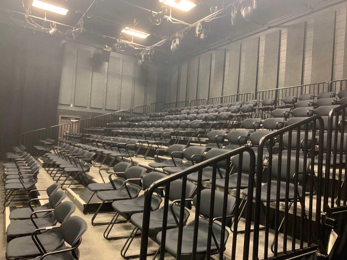 A studio theater in the College of Music &amp; Dramatic Arts on Oct. 15, 2019.&#160;