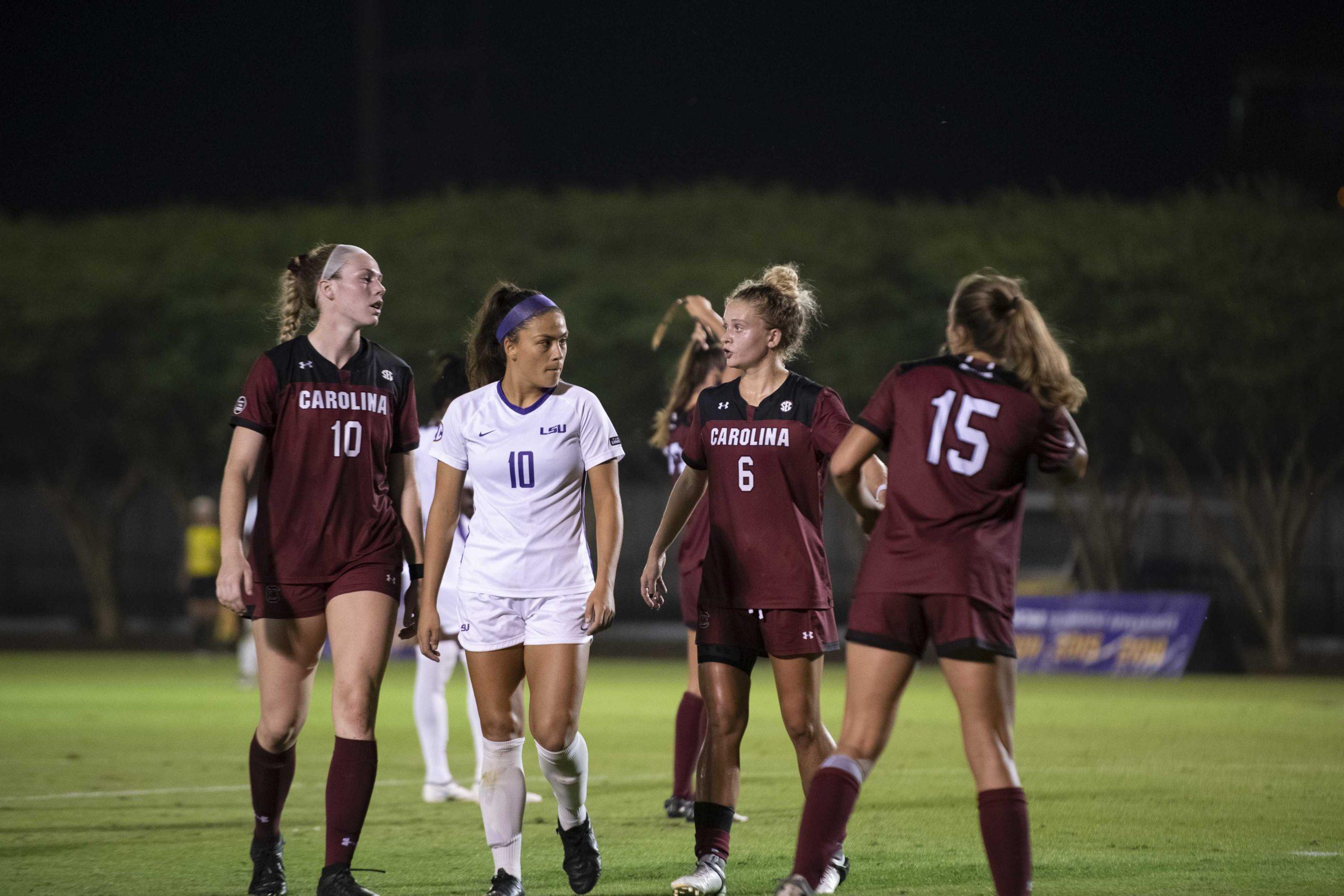 PHOTOS: LSU soccer defeats South Carolina 4-0 in comeback win, now rank 9th in SEC standings