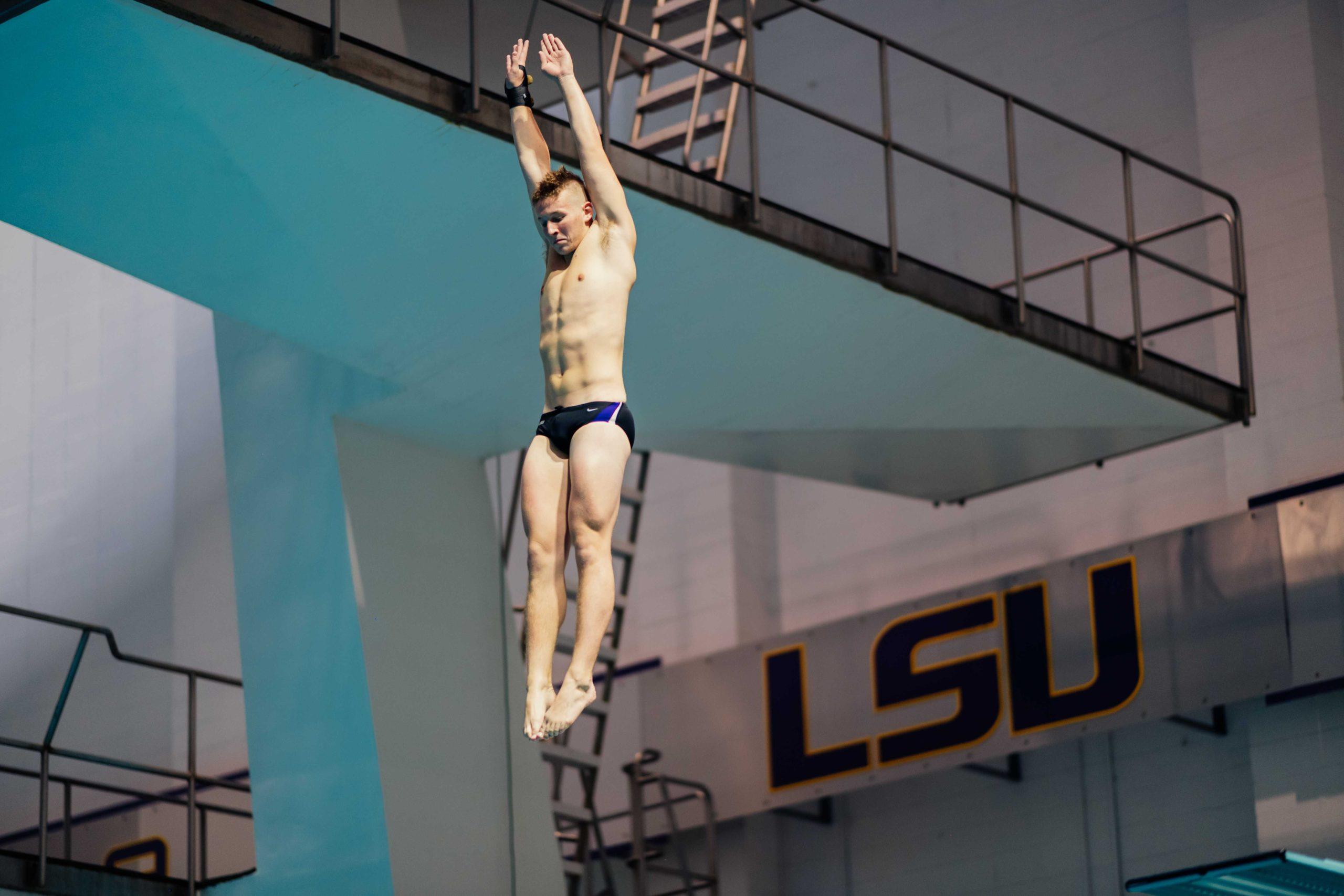 PHOTOS: LSU swimming and diving defeats Grand Canyon University