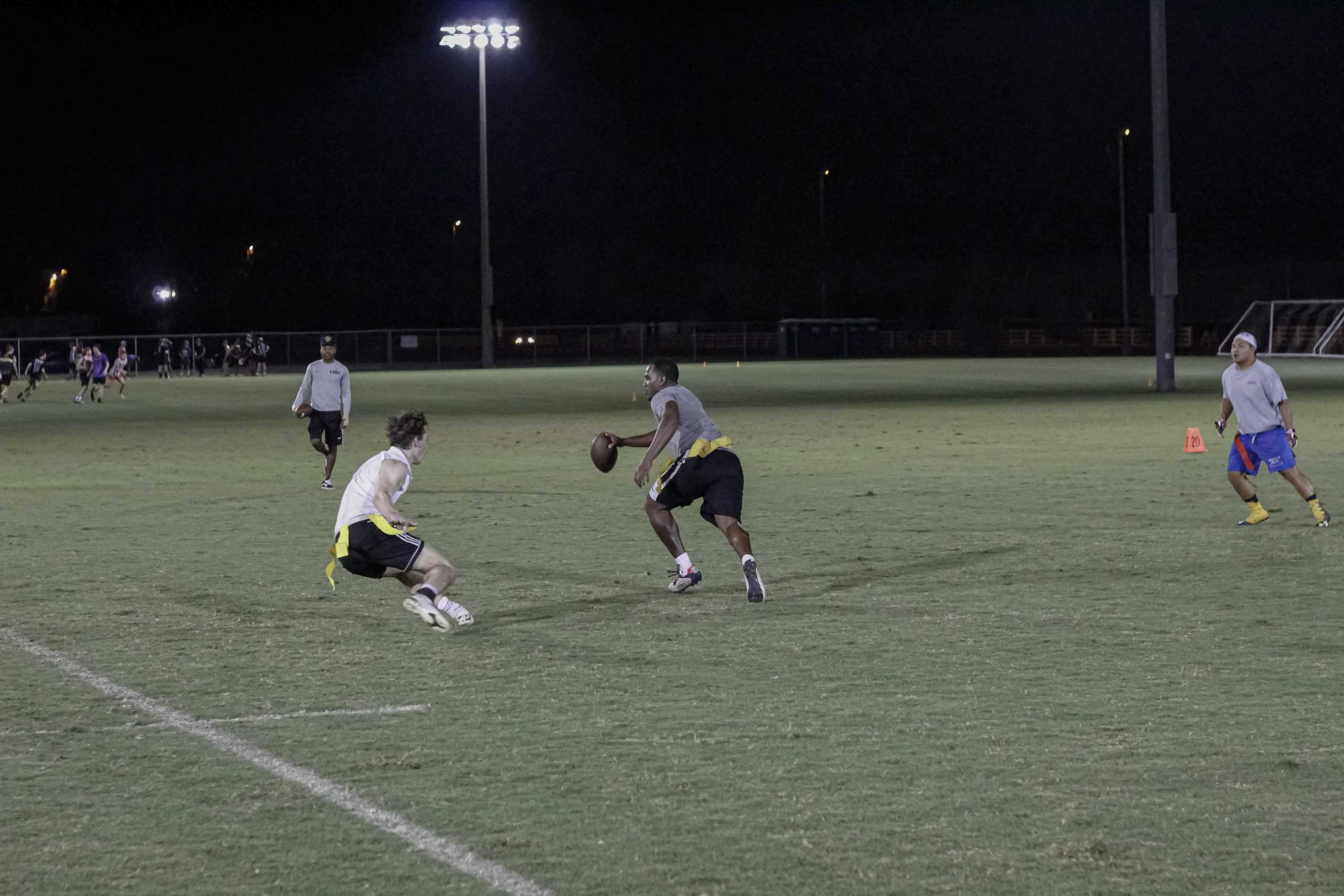 PHOTOS: Intramural flag football competes on UREC field