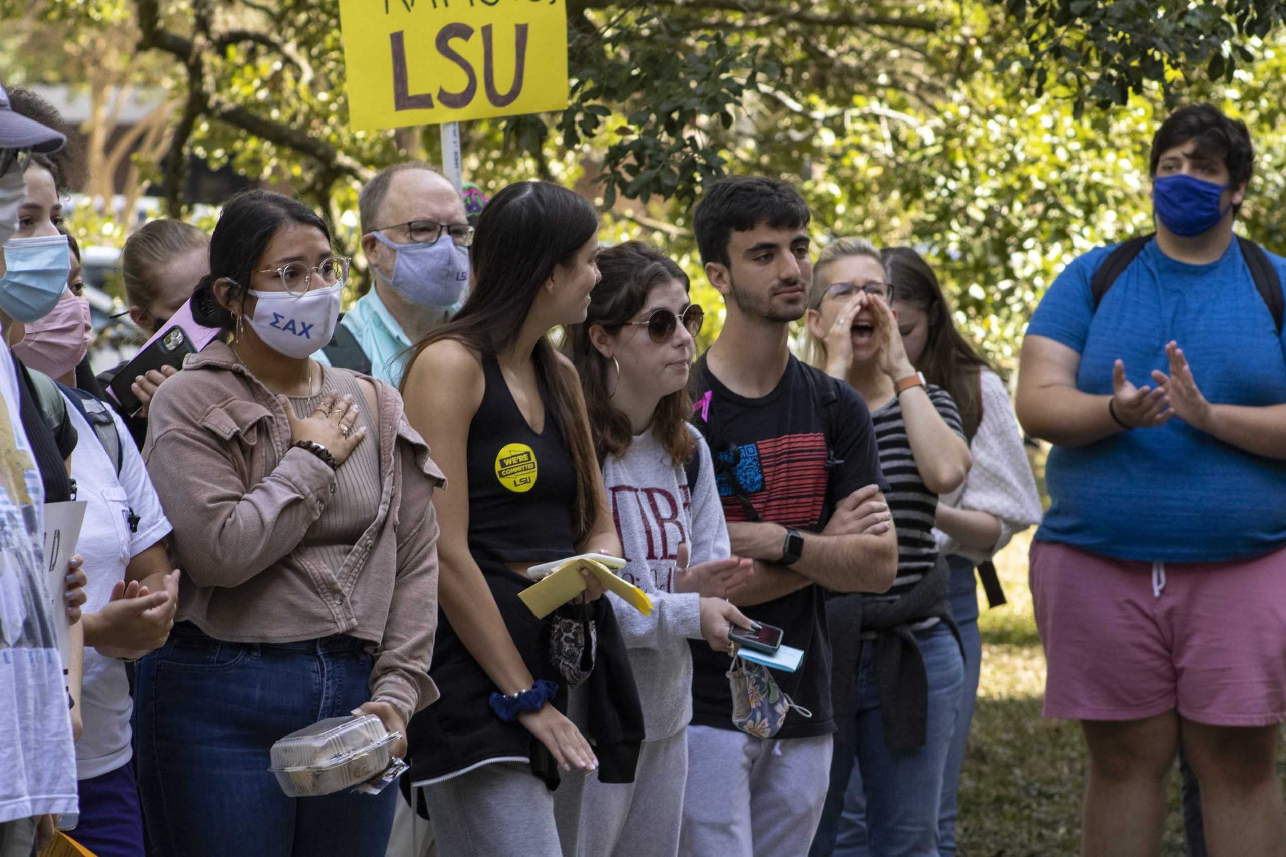 PHOTOS: Feminists in Action host protest against LSU's handling of alleged rape