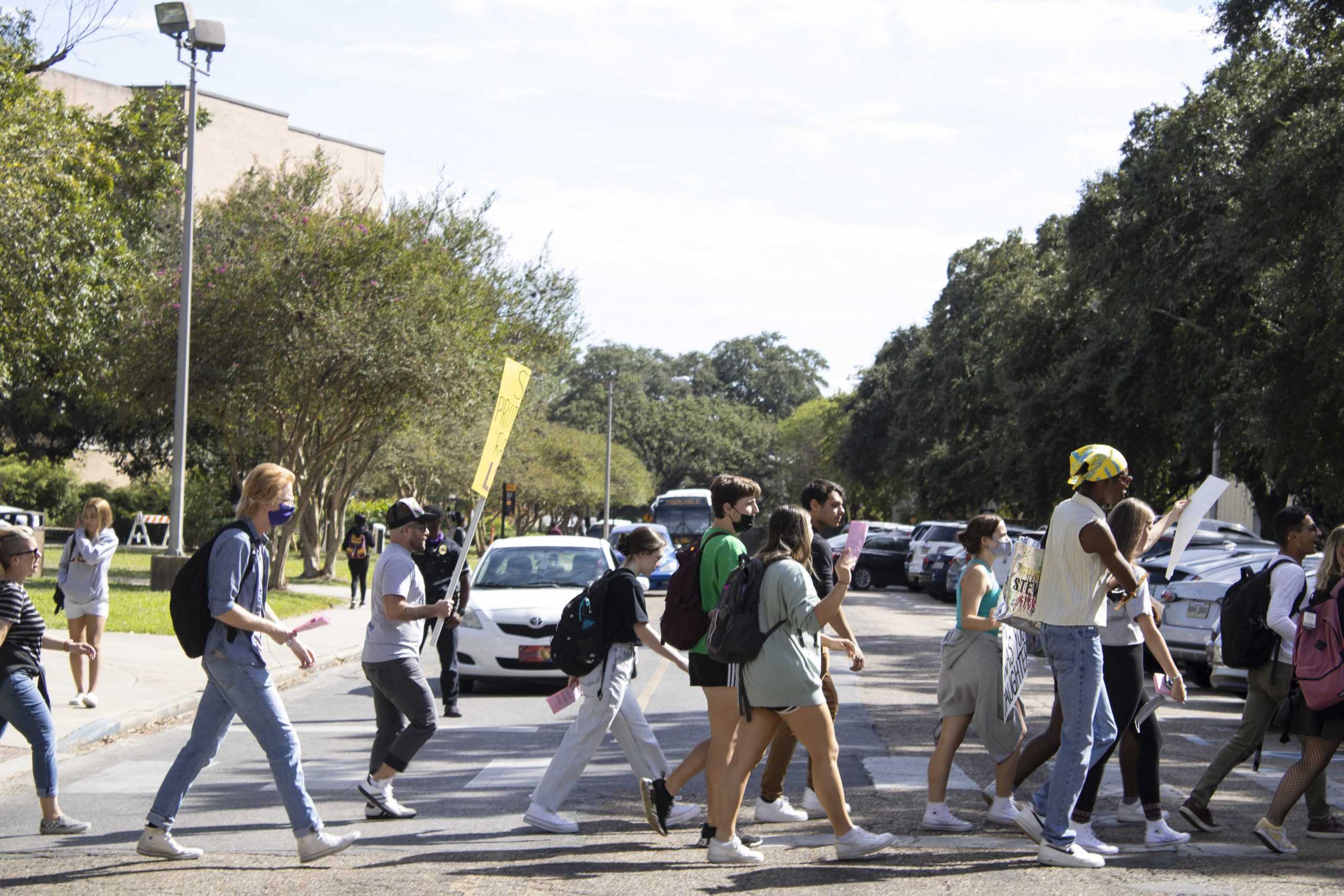 PHOTOS: Feminists in Action host protest against LSU's handling of alleged rape