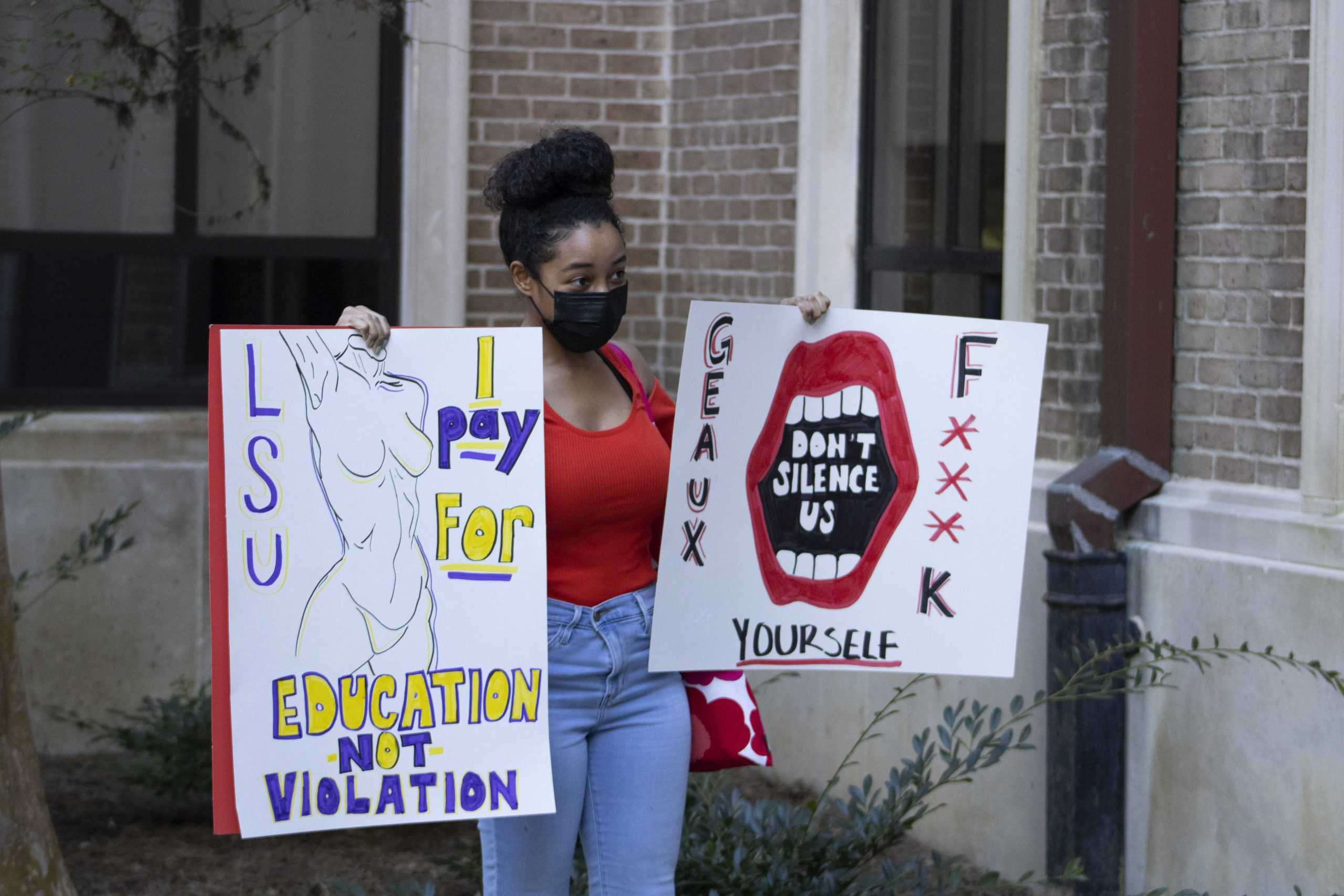 PHOTOS: Feminists in Action host protest against LSU's handling of alleged rape