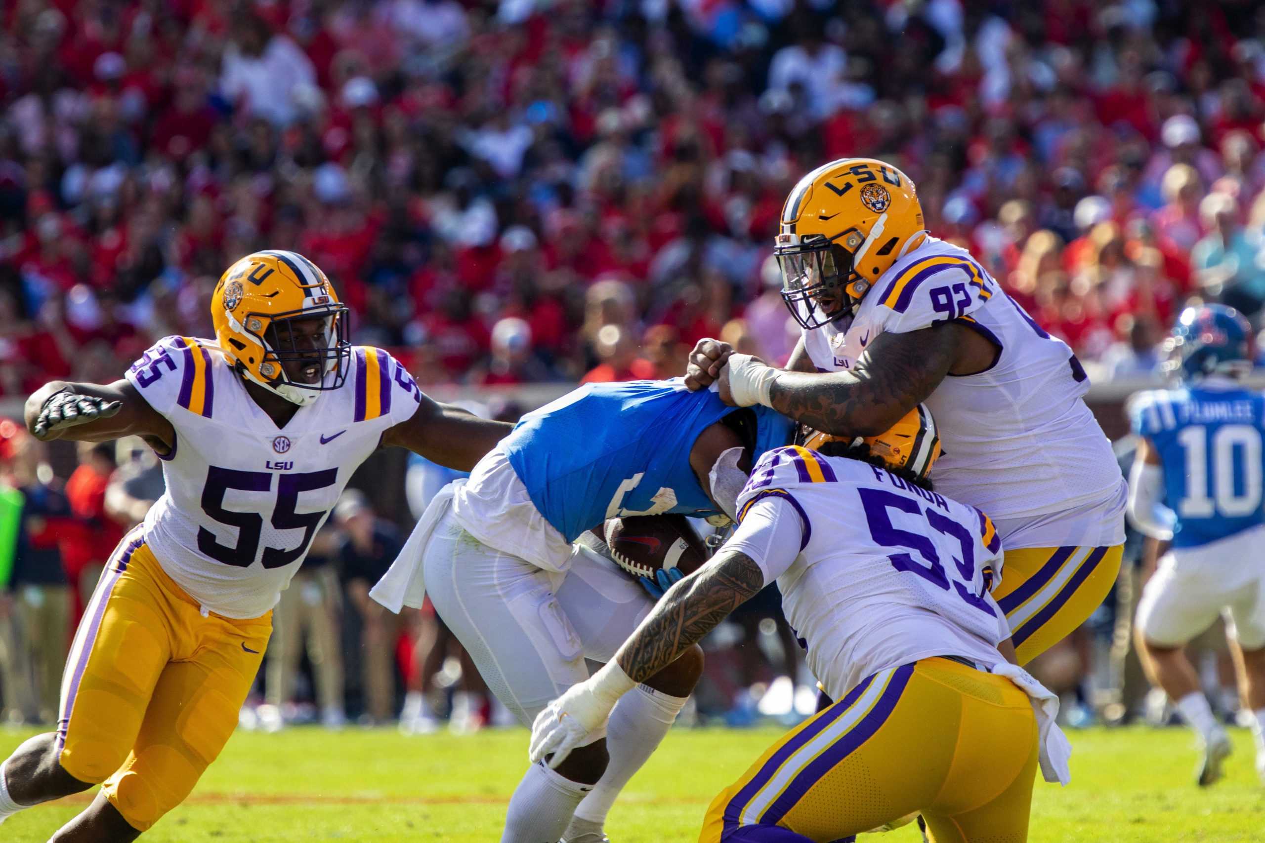 PHOTOS: LSU football falls to Ole Miss 31-17 in Oxford