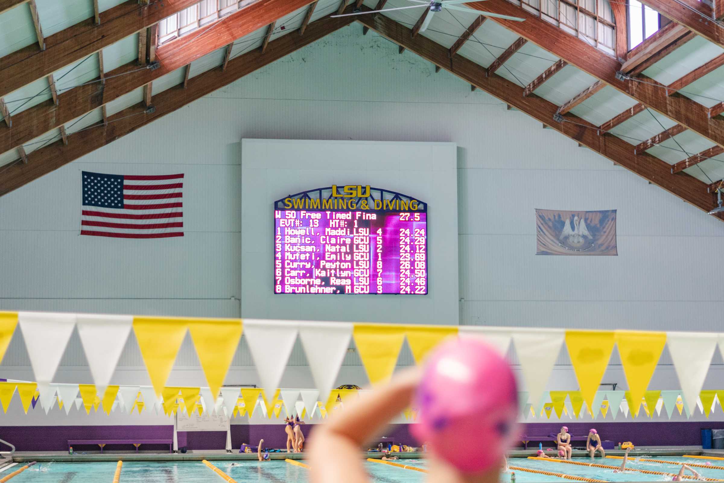 PHOTOS: LSU swimming and diving defeats Grand Canyon University