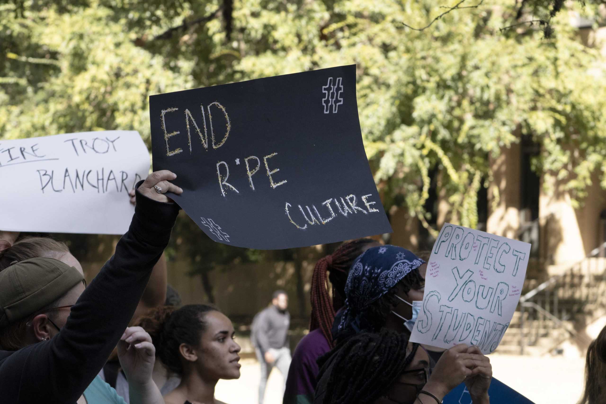 PHOTOS: Feminists in Action host protest against LSU's handling of alleged rape