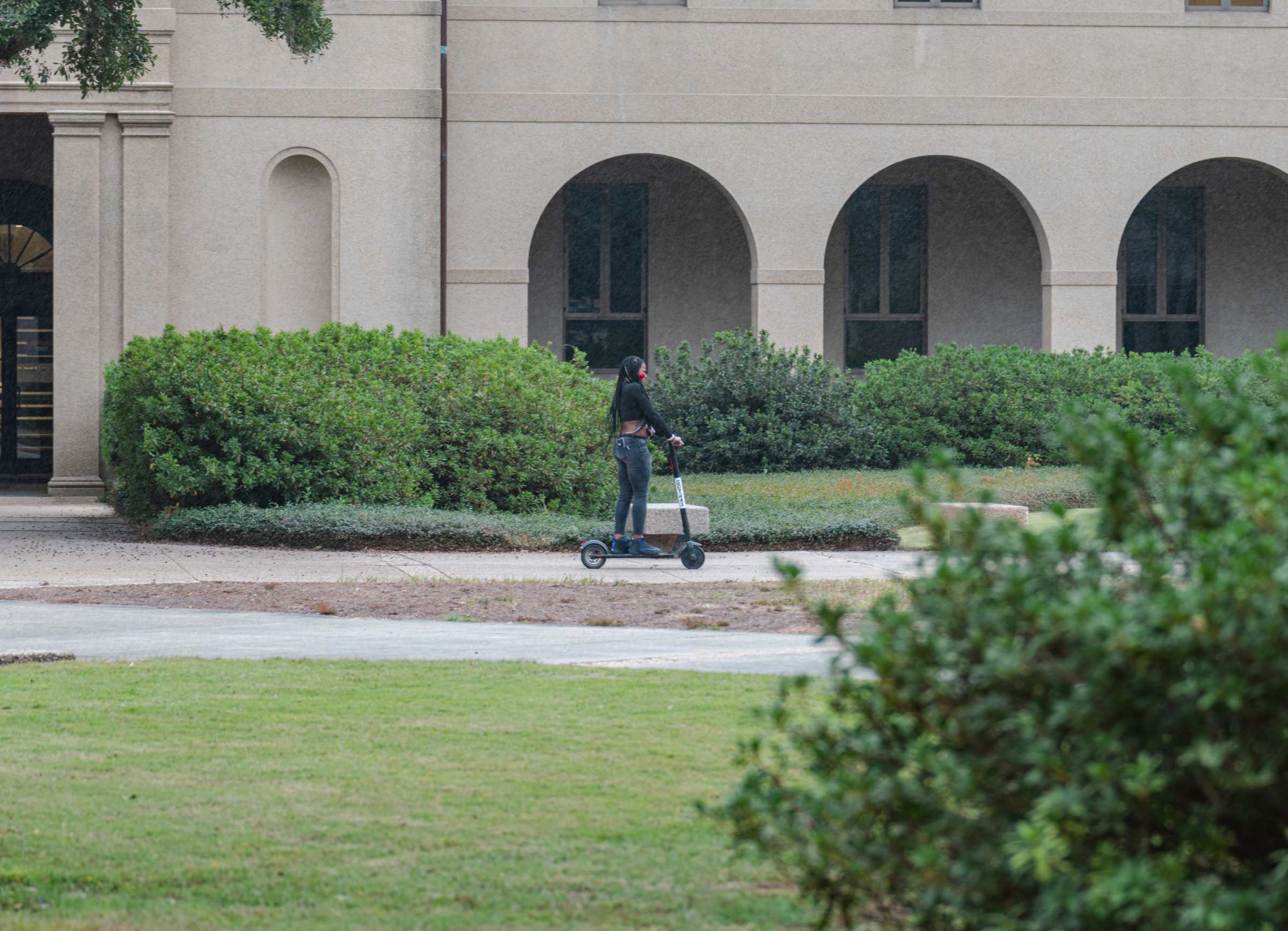 LSU commuters frustrated by lack of parking turn to electric scooters