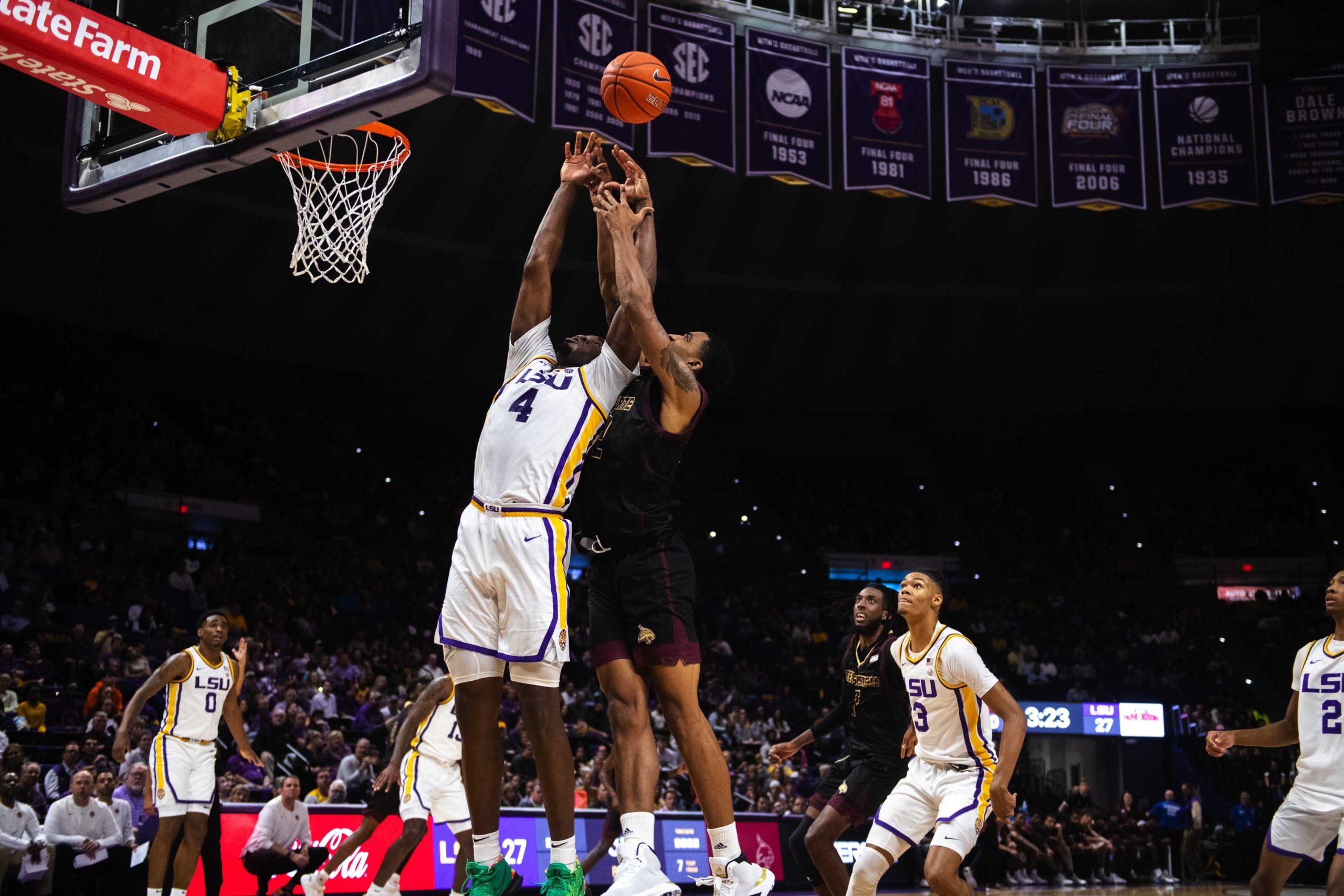 PHOTOS: LSU men's basketball defeats Texas State 84-59 in the Pete Maravich Assembly Center