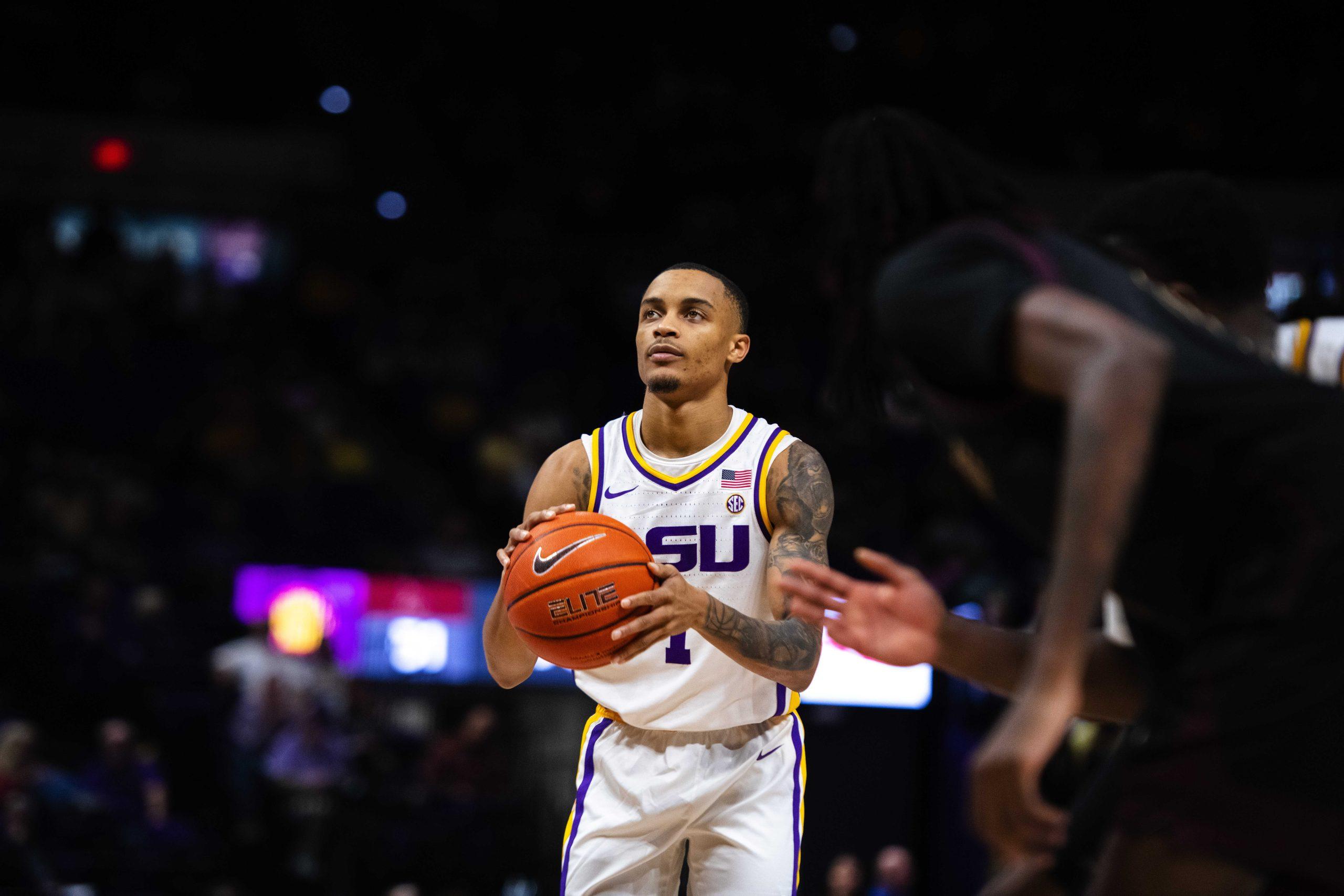 PHOTOS: LSU men's basketball defeats Texas State 84-59 in the Pete Maravich Assembly Center