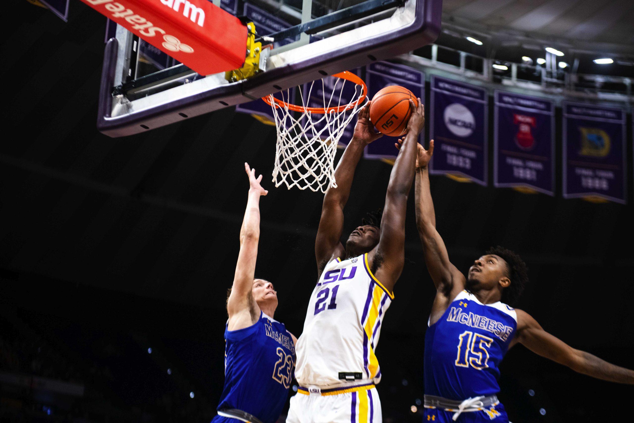 PHOTOS: LSU men's basketball defeats McNeese 85-46 during home game