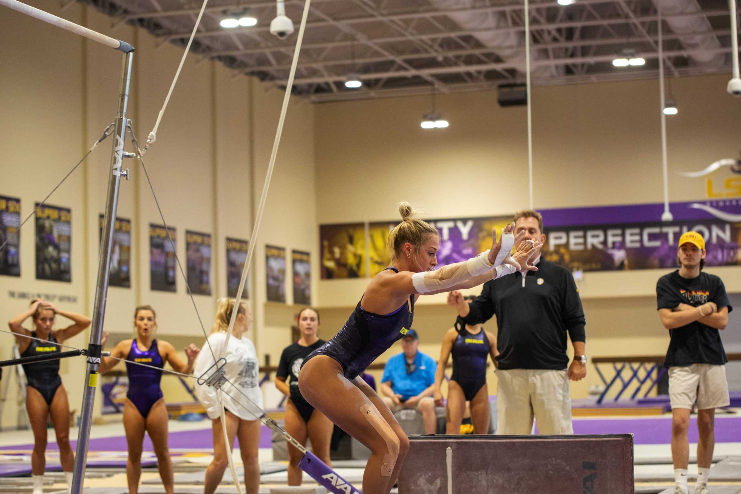 PHOTOS: LSU gymnastics holds preseason practice