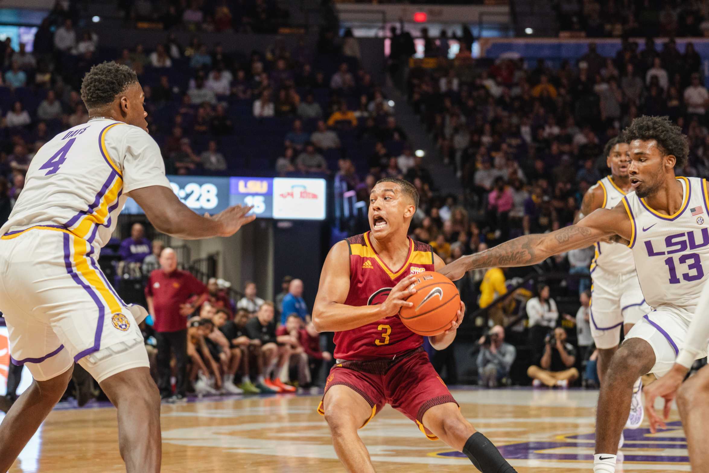 PHOTOS: LSU men's basketball defeats ULM 101-39