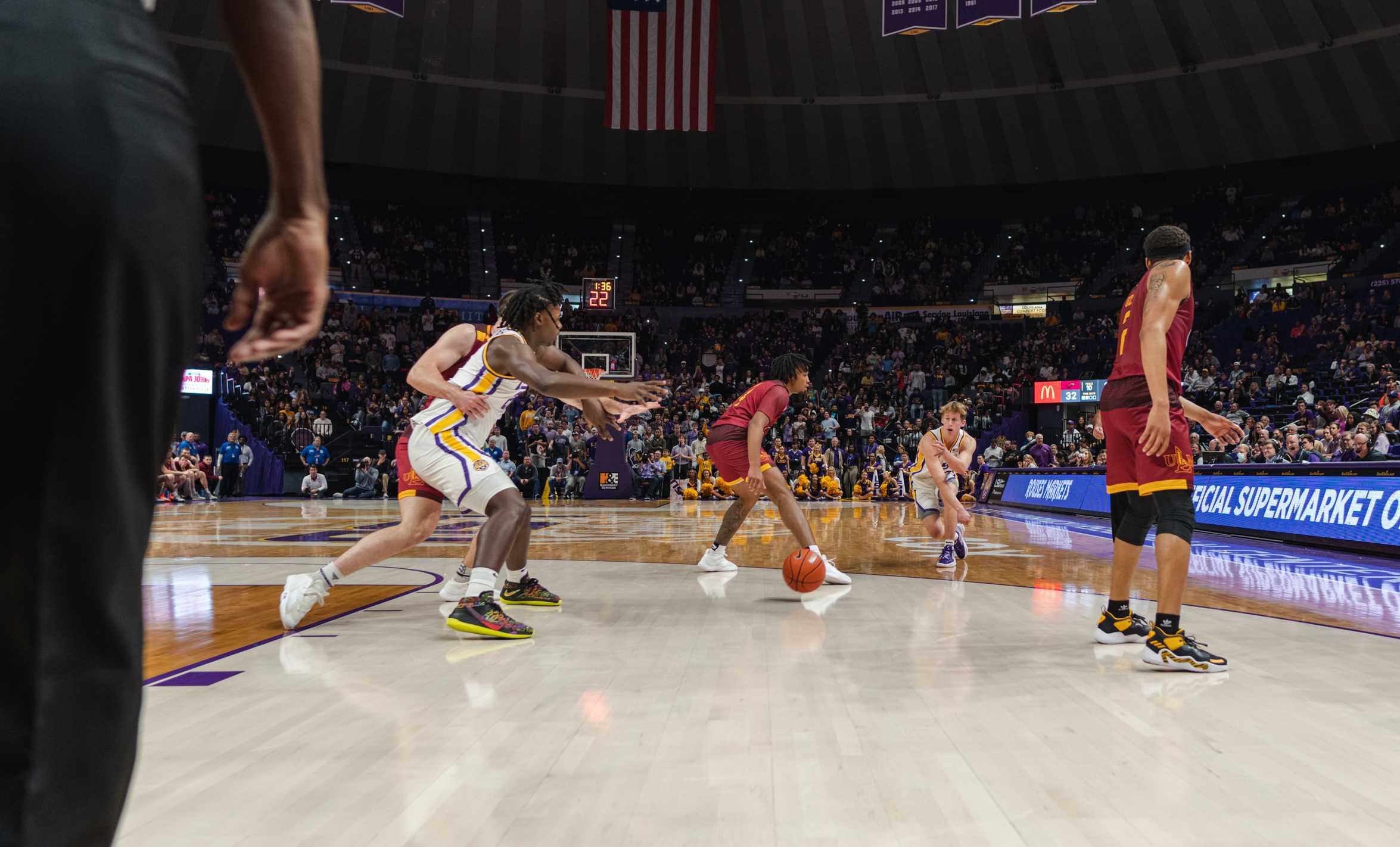 PHOTOS: LSU men's basketball defeats ULM 101-39