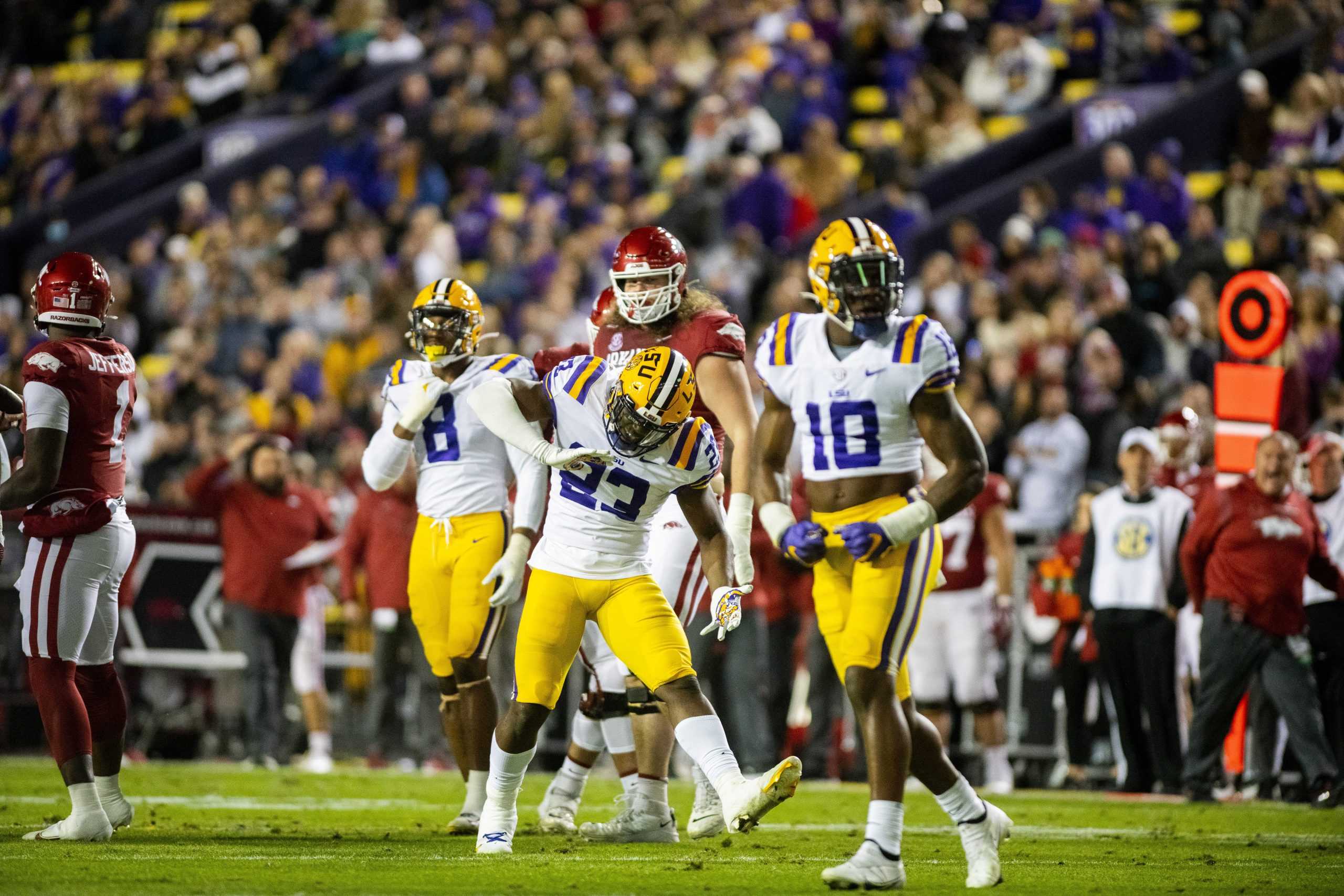 PHOTOS: LSU football falls to Arkansas in overtime