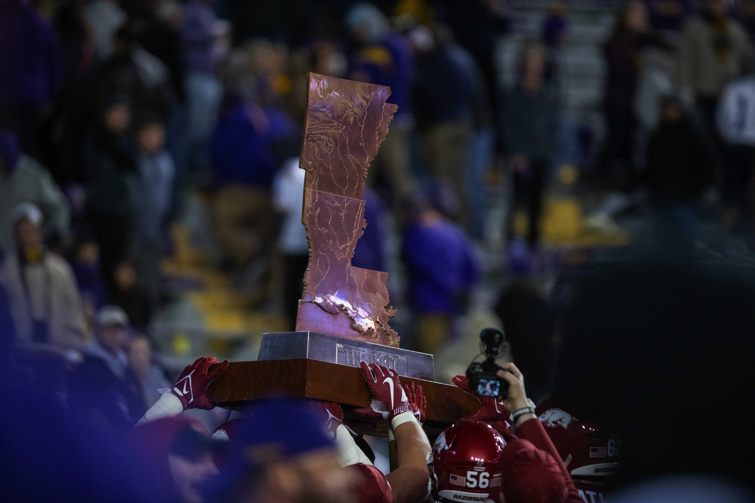 PHOTOS: LSU football falls to Arkansas in overtime