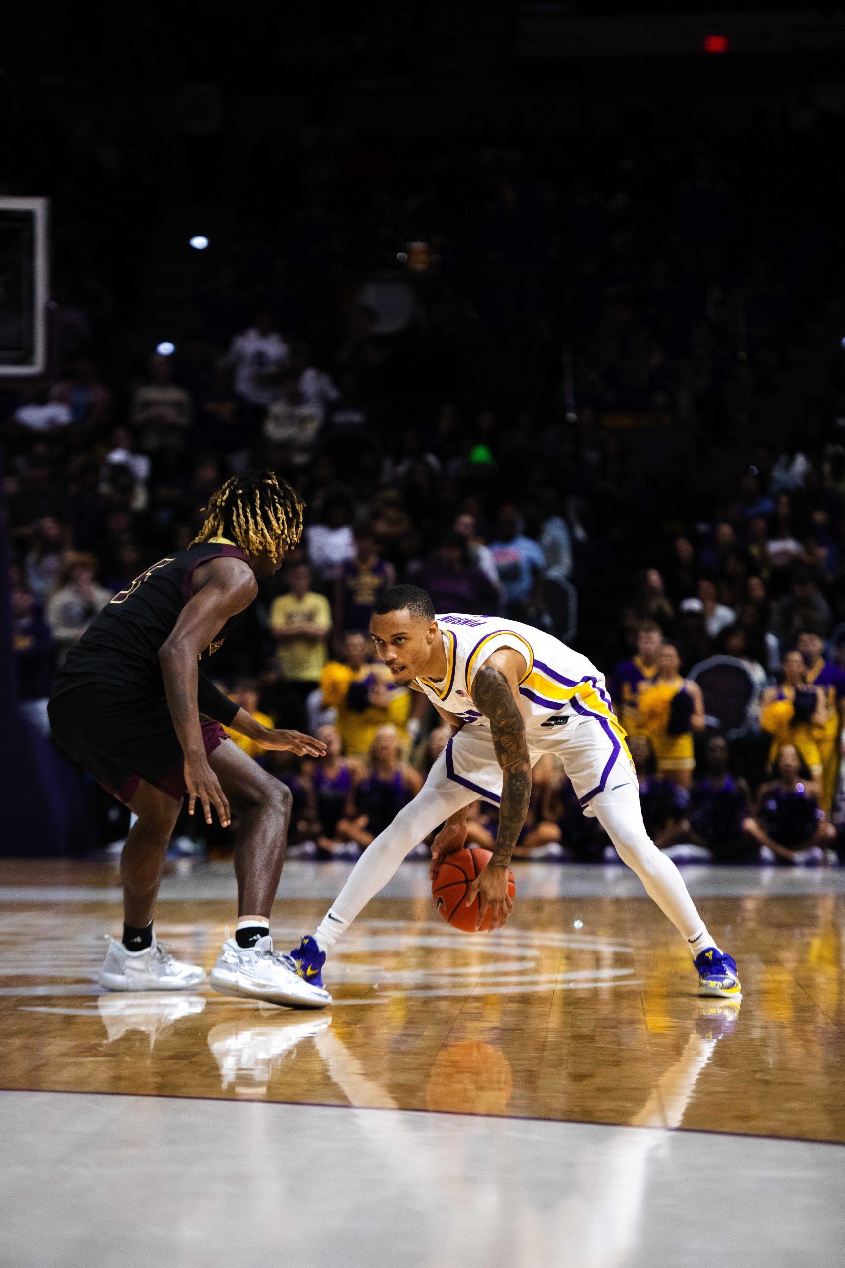 PHOTOS: LSU men's basketball defeats Texas State 84-59 in the Pete Maravich Assembly Center