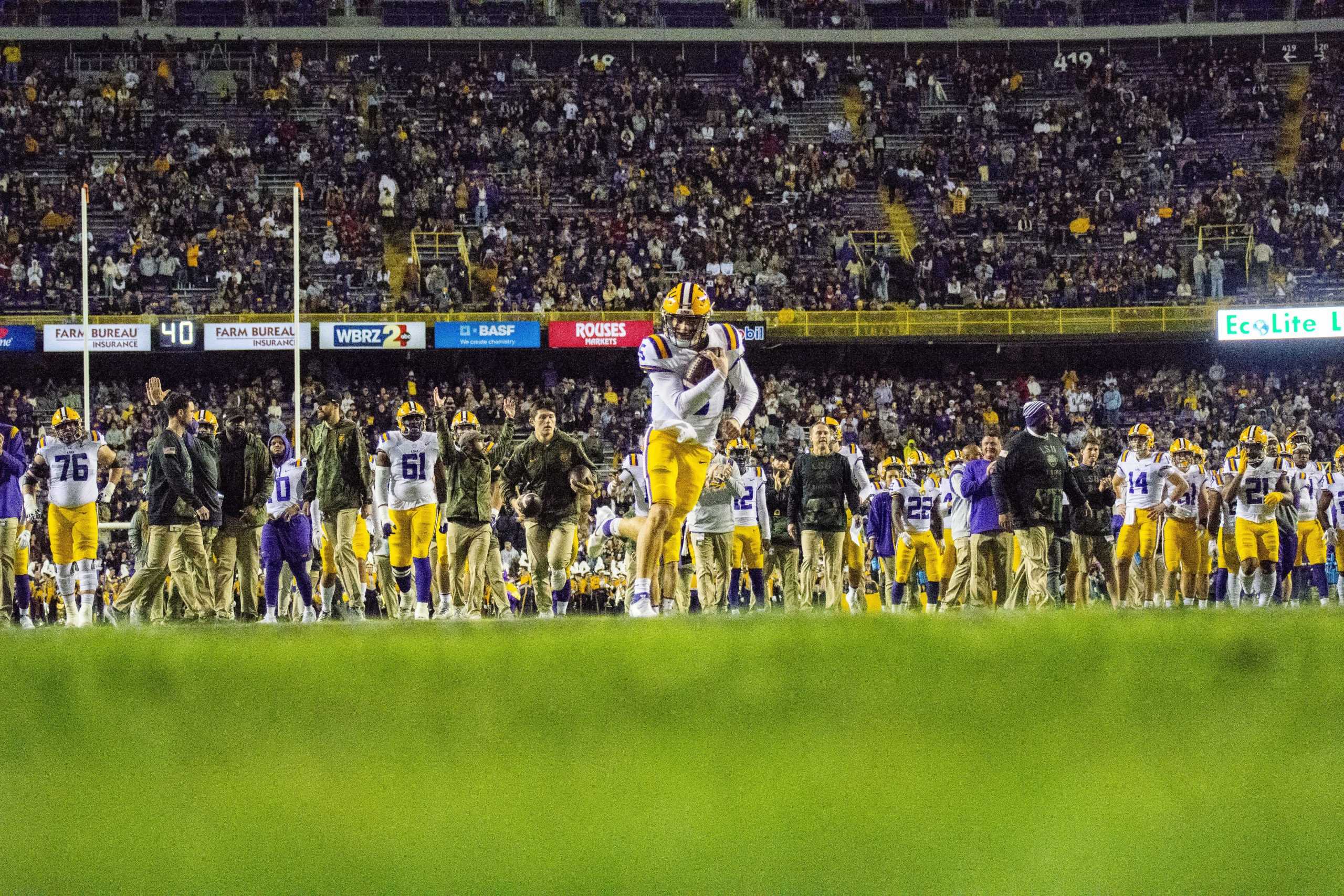 PHOTOS: LSU football falls to Arkansas in overtime