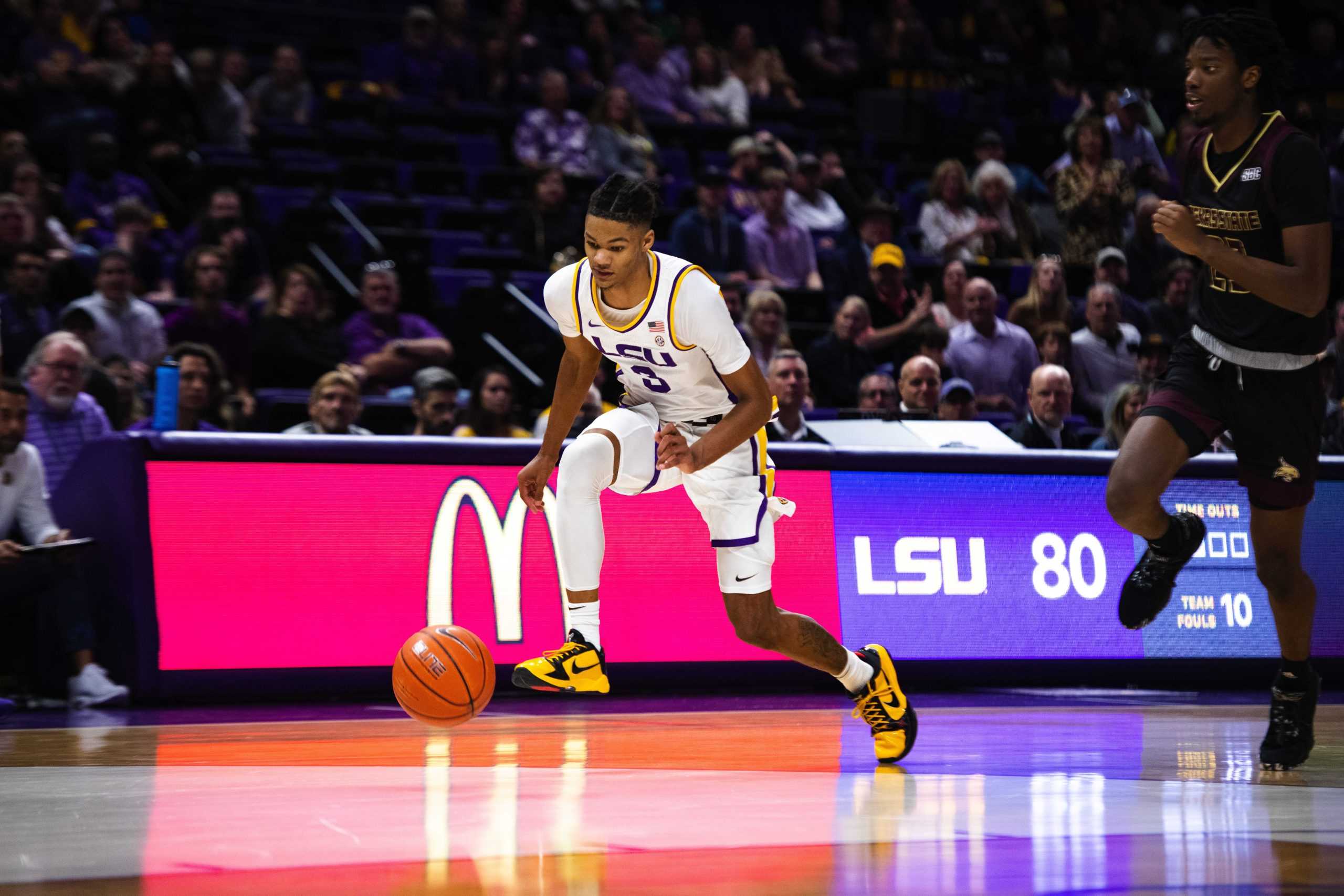 PHOTOS: LSU men's basketball defeats Texas State 84-59 in the Pete Maravich Assembly Center