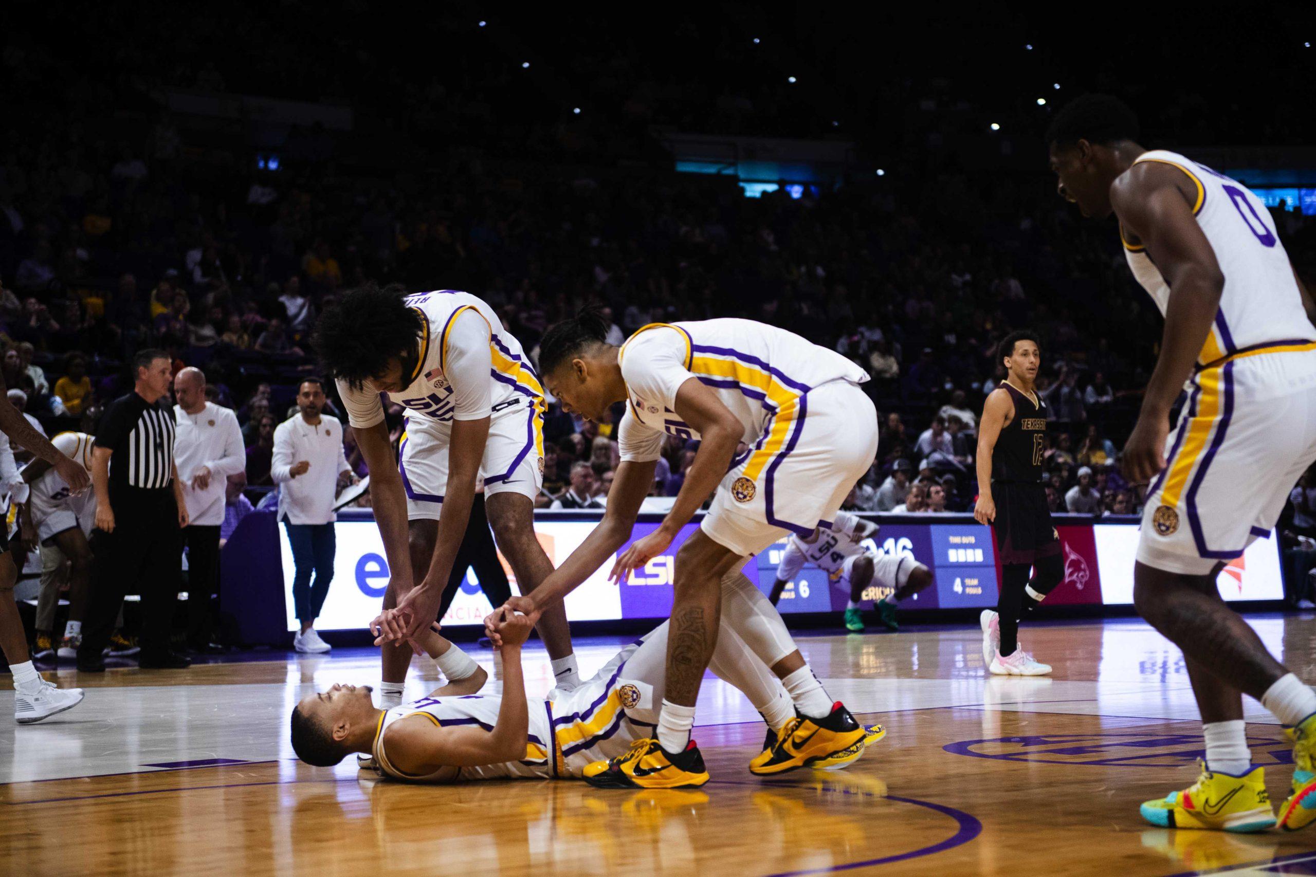 PHOTOS: LSU men's basketball defeats Texas State 84-59 in the Pete Maravich Assembly Center