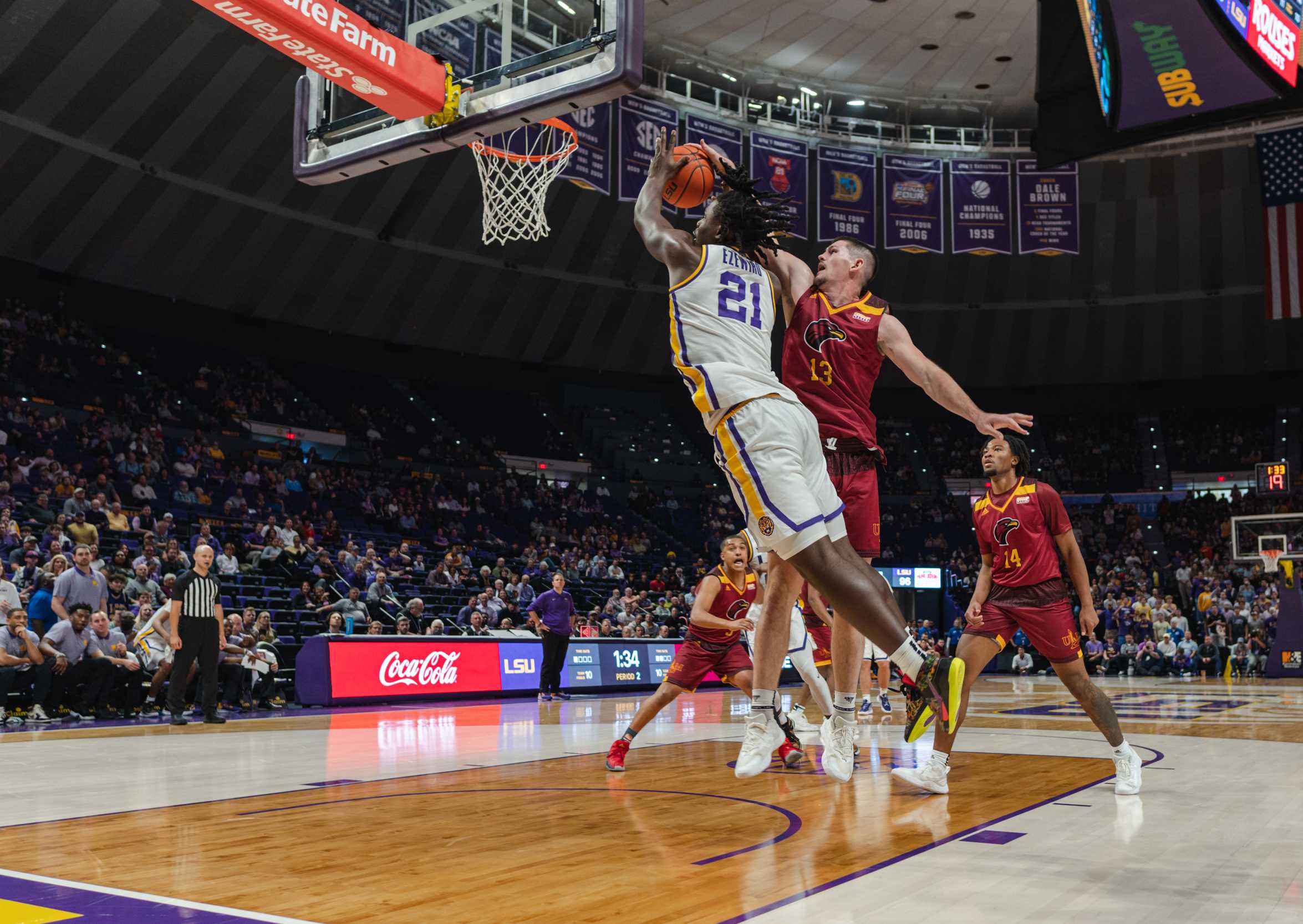 PHOTOS: LSU men's basketball defeats ULM 101-39