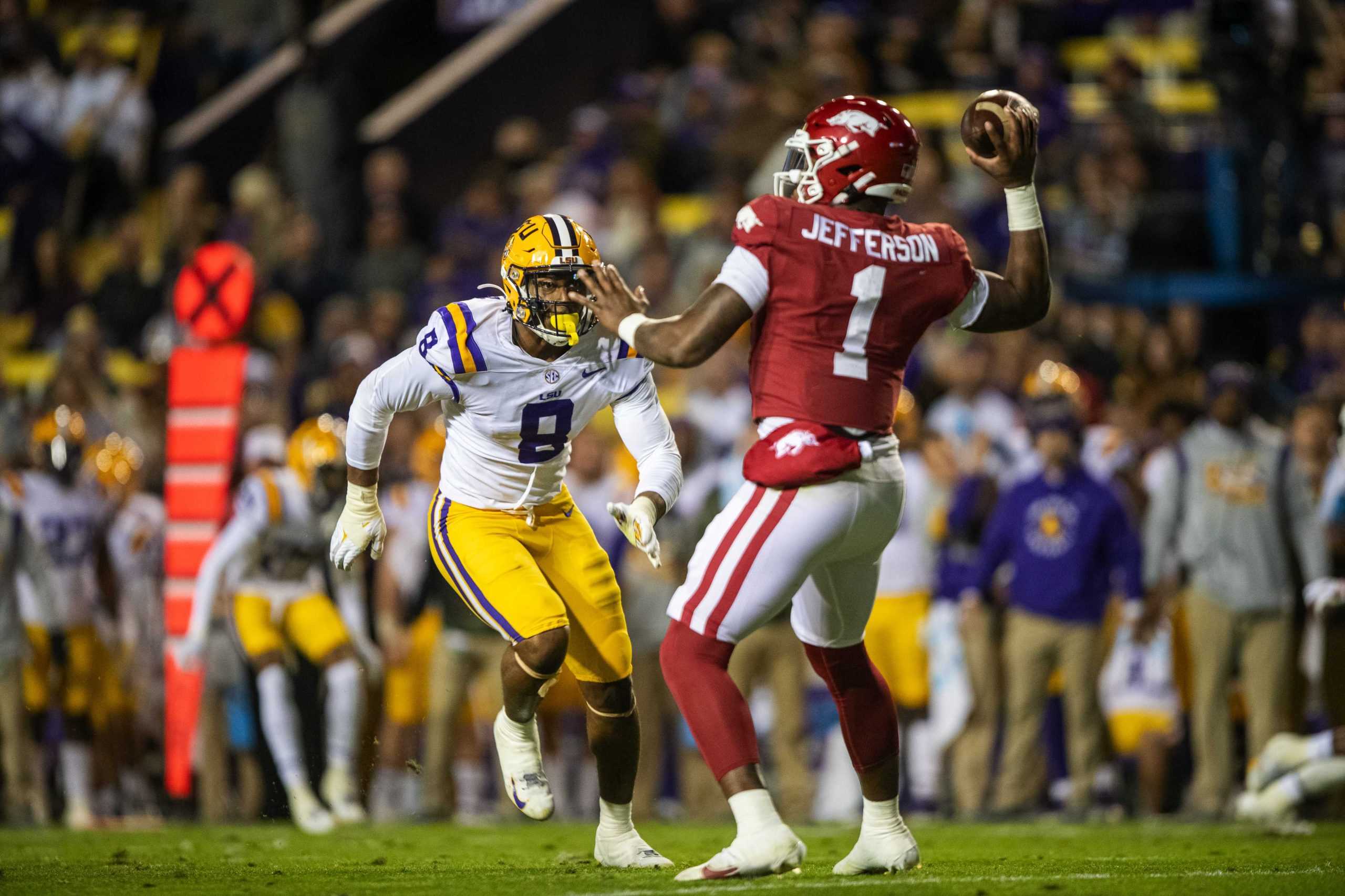 PHOTOS: LSU football falls to Arkansas in overtime