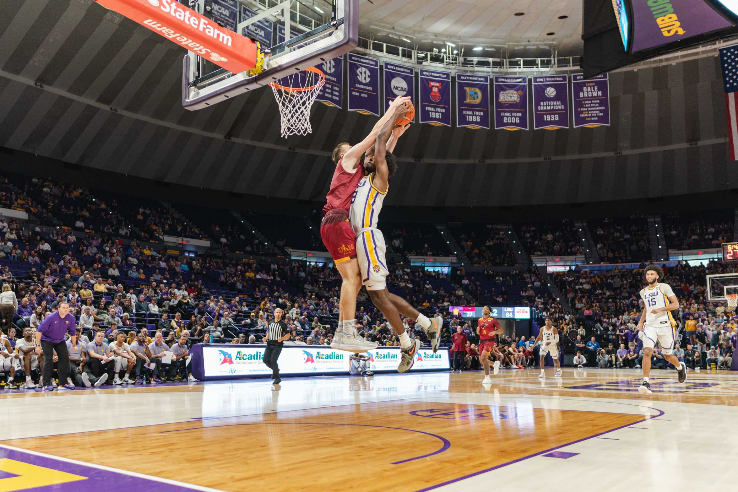 PHOTOS: LSU men's basketball defeats ULM 101-39