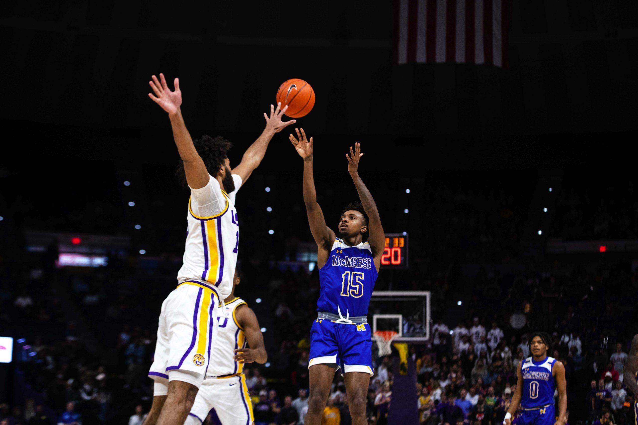 PHOTOS: LSU men's basketball defeats McNeese 85-46 during home game