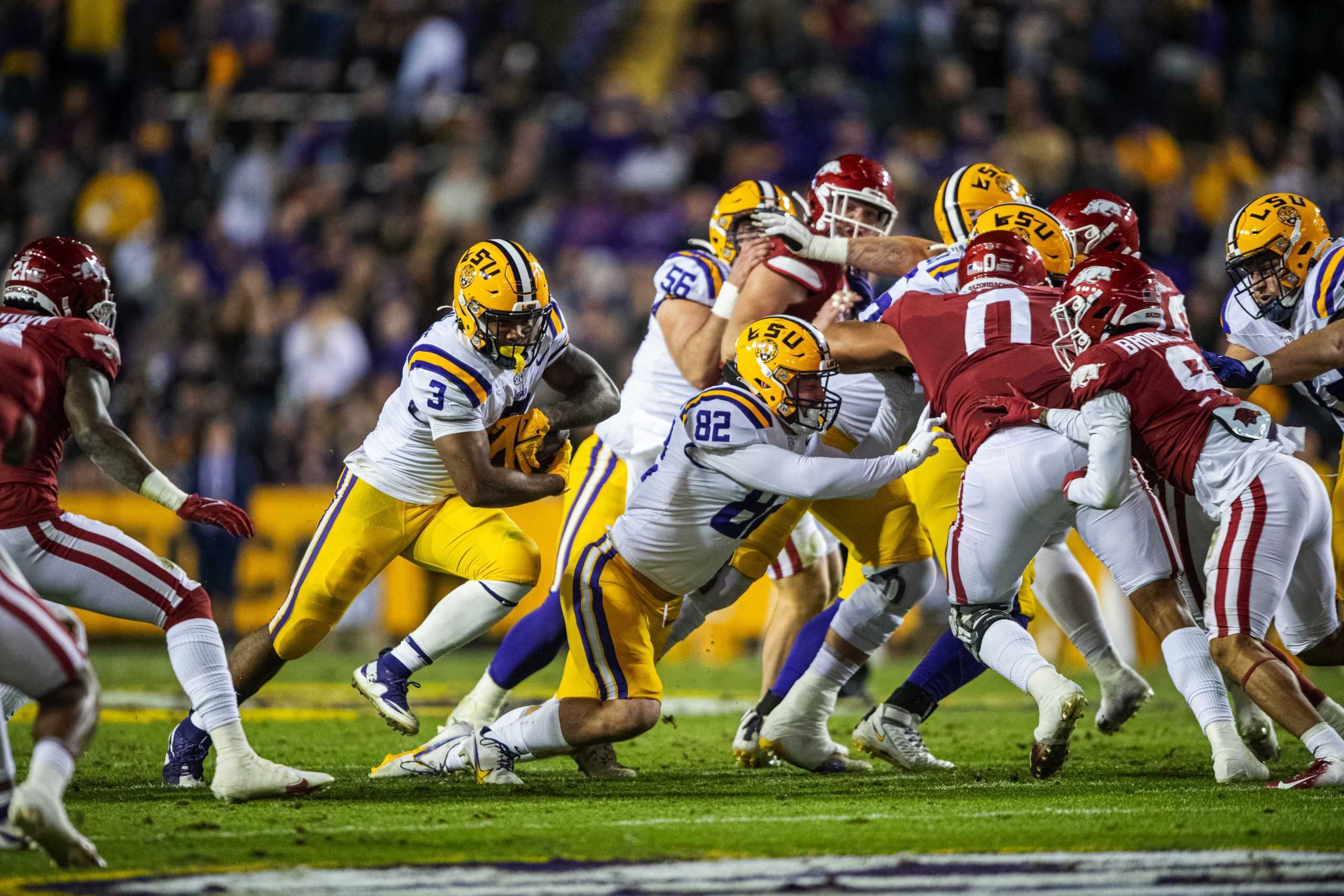 PHOTOS: LSU football falls to Arkansas in overtime