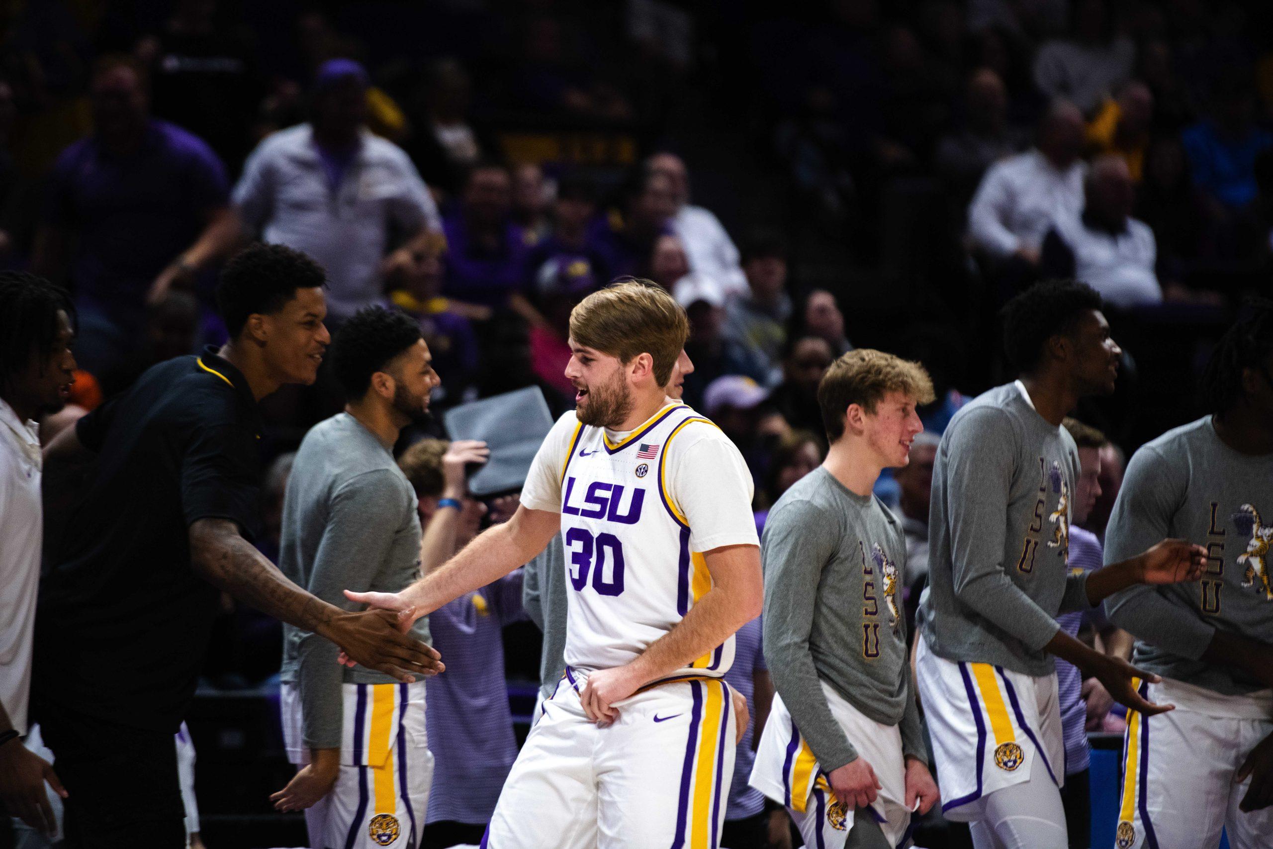 PHOTOS: LSU men's basketball defeats Texas State 84-59 in the Pete Maravich Assembly Center