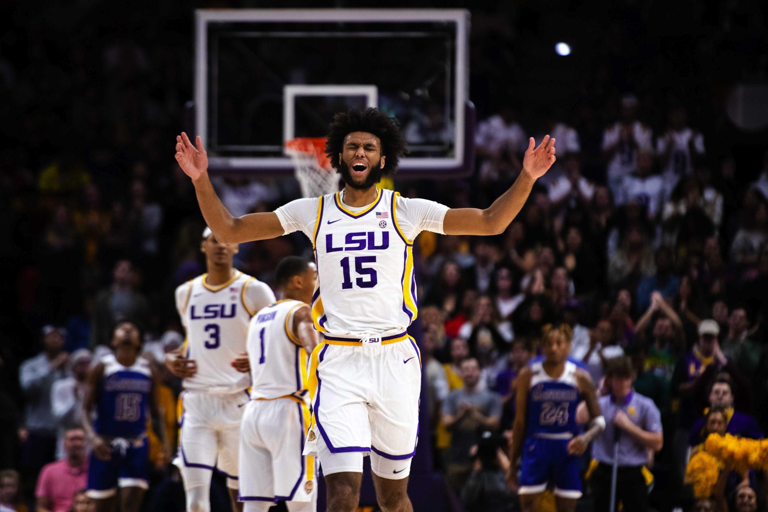 PHOTOS: LSU men's basketball defeats McNeese 85-46 during home game