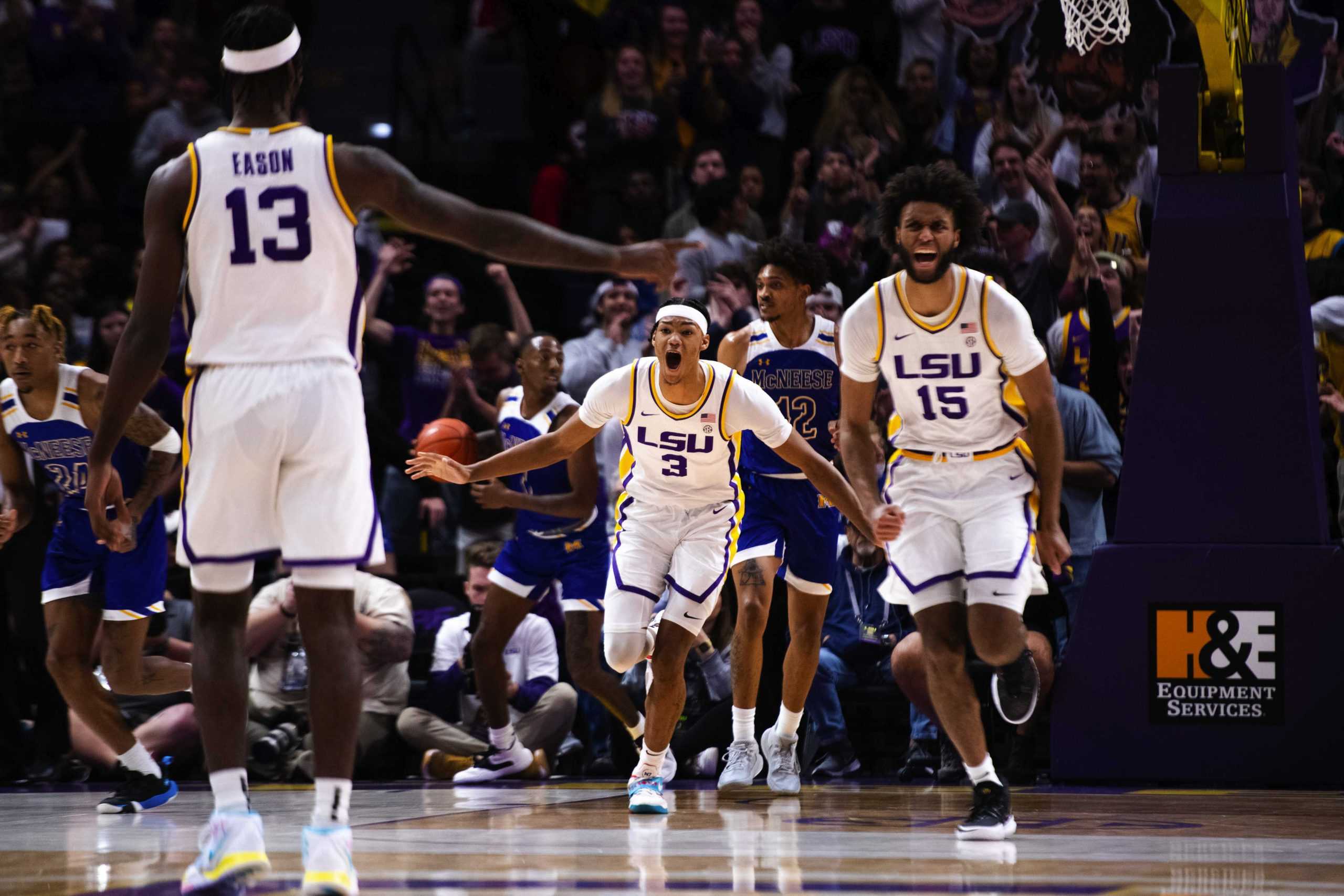 PHOTOS: LSU men's basketball defeats McNeese 85-46 during home game