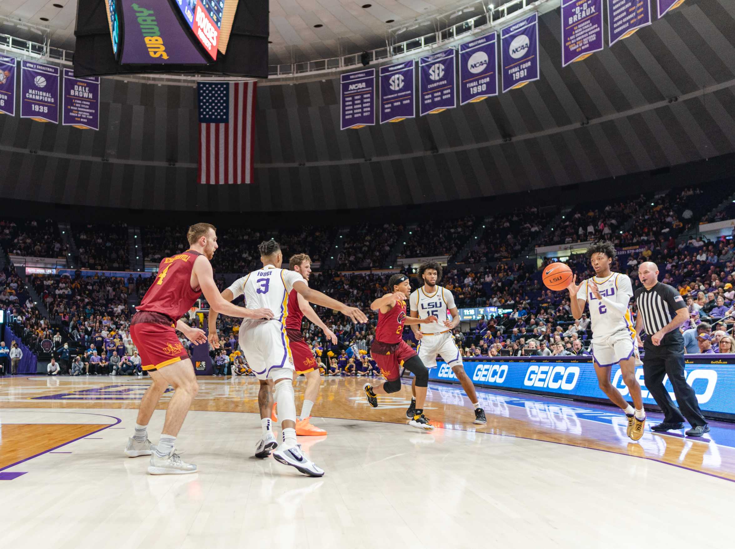 PHOTOS: LSU men's basketball defeats ULM 101-39