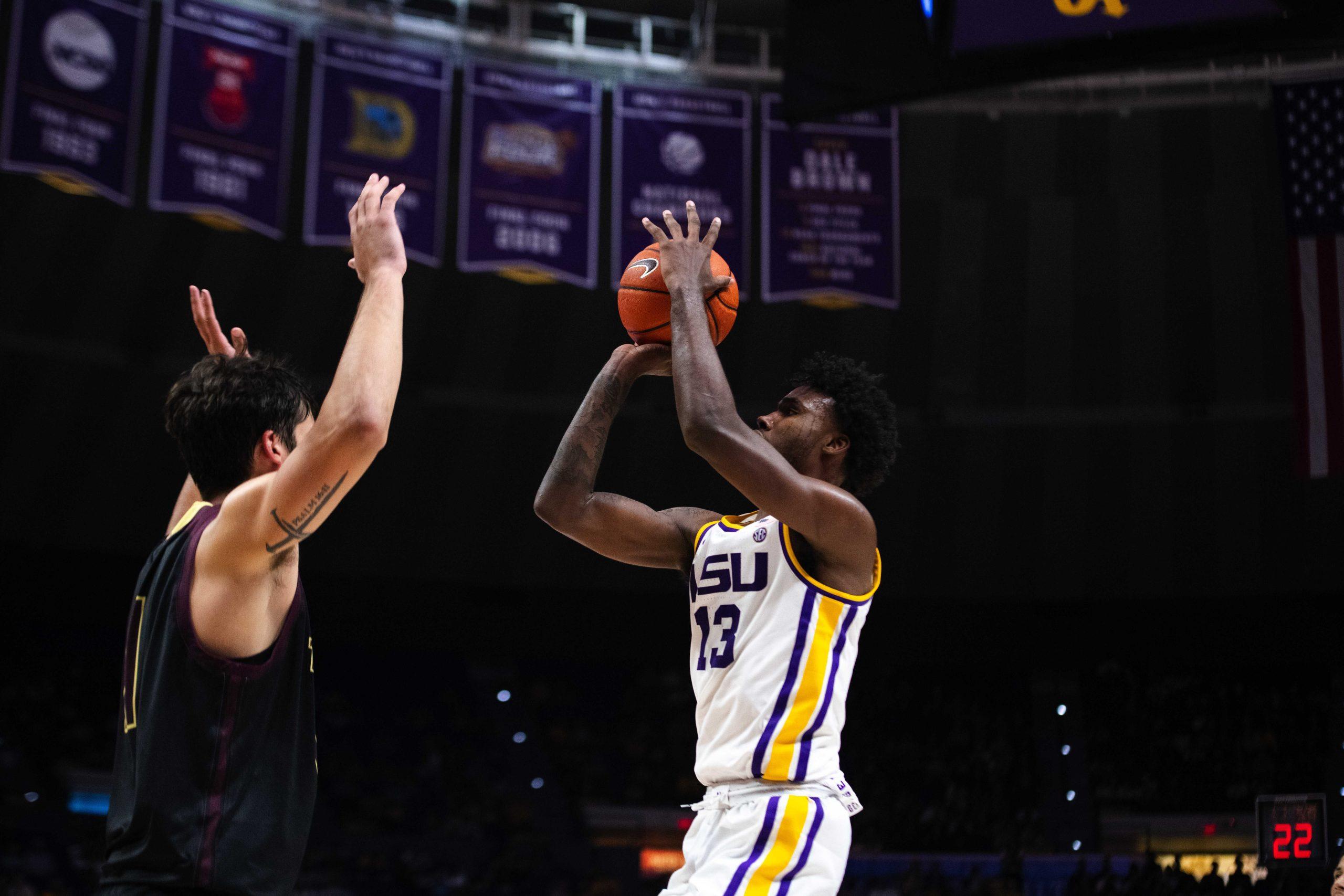 PHOTOS: LSU men's basketball defeats Texas State 84-59 in the Pete Maravich Assembly Center