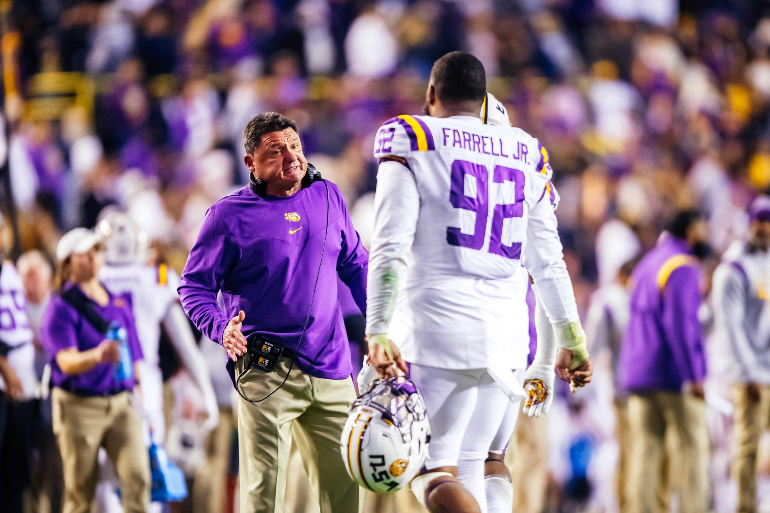 PHOTOS: LSU football defeats Texas A&M 27-24 during Ed Orgeron's final game as head coach