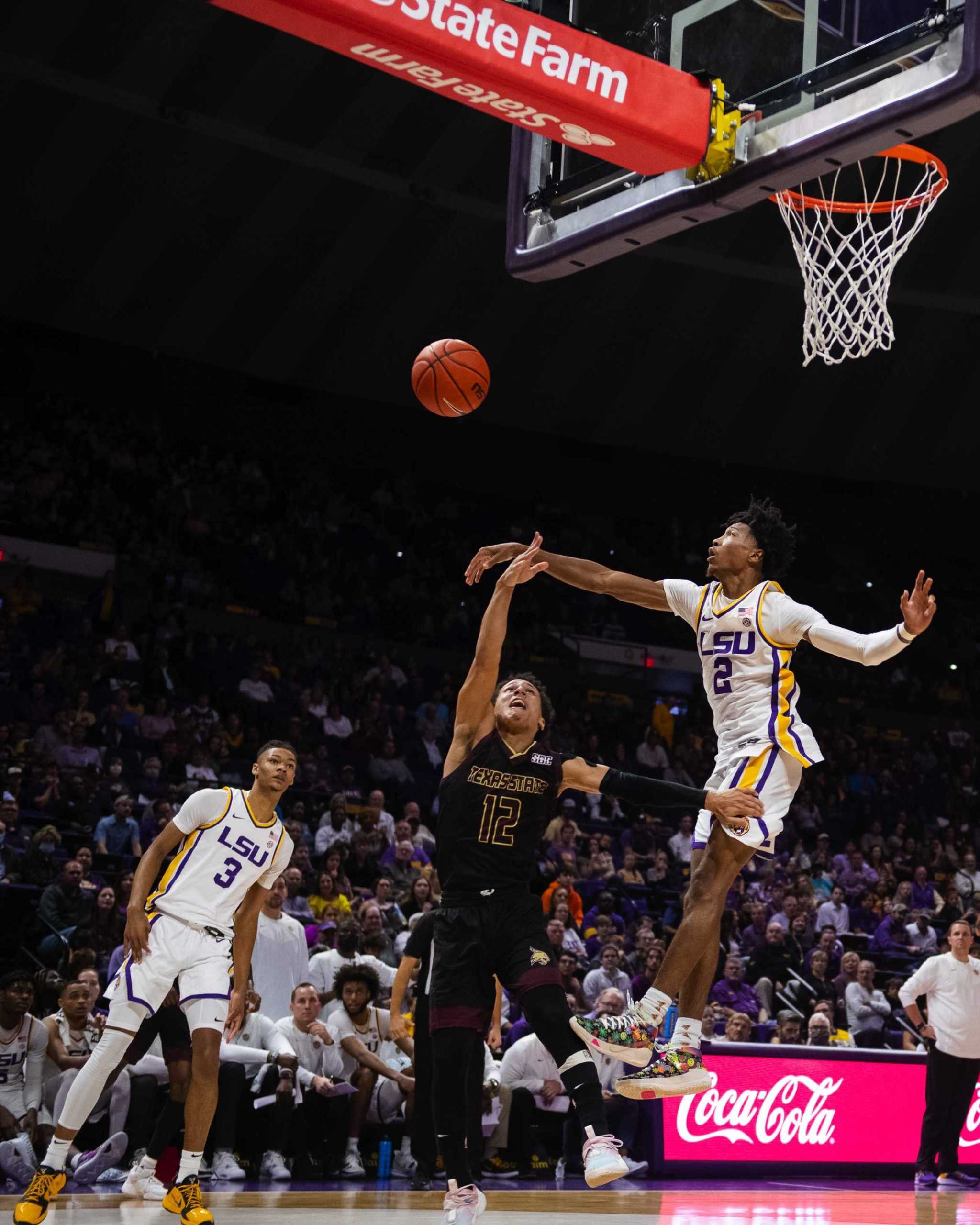 PHOTOS: LSU men's basketball defeats Texas State 84-59 in the Pete Maravich Assembly Center