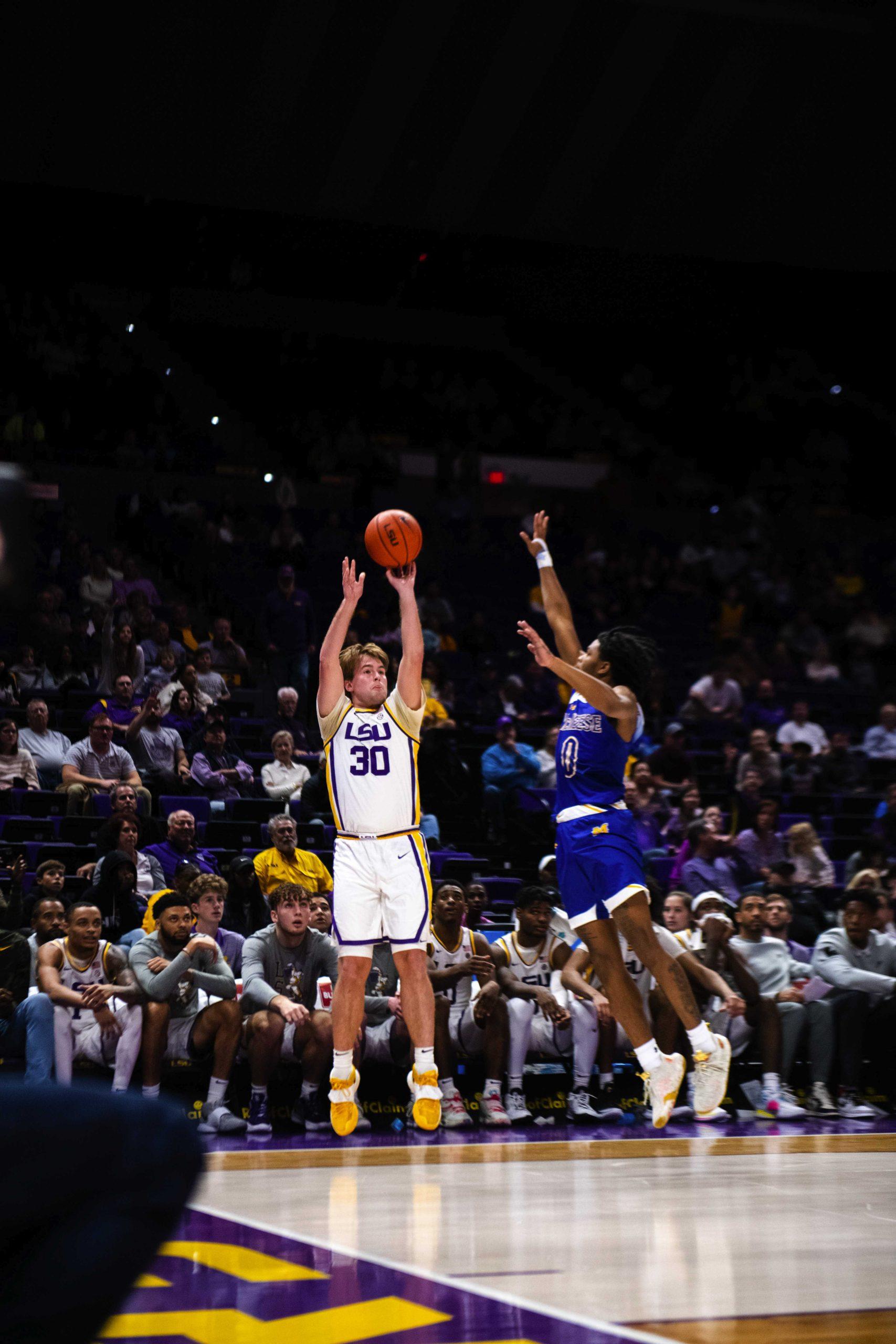 PHOTOS: LSU men's basketball defeats McNeese 85-46 during home game