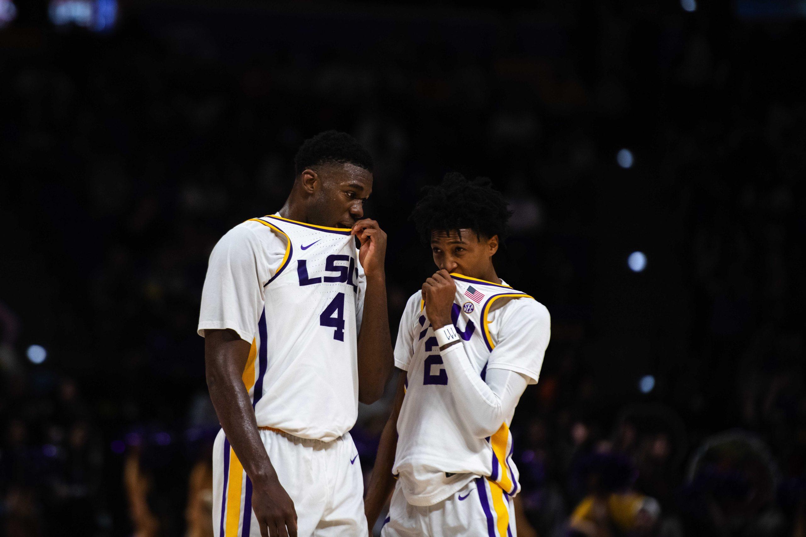 PHOTOS: LSU men's basketball defeats Texas State 84-59 in the Pete Maravich Assembly Center