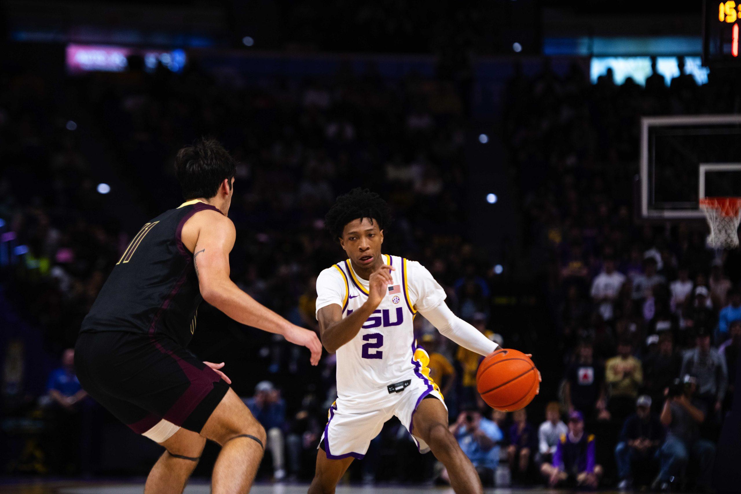 PHOTOS: LSU men's basketball defeats Texas State 84-59 in the Pete Maravich Assembly Center